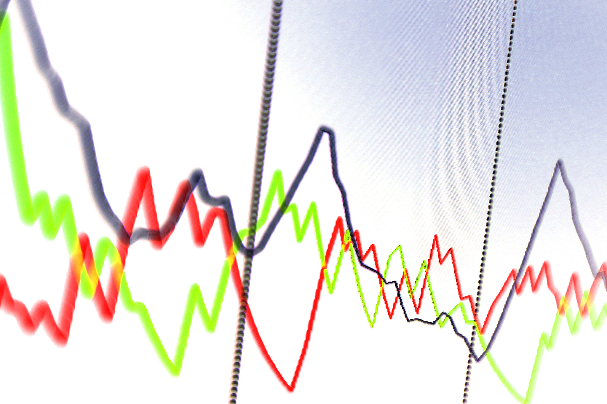 graph chart of stock market