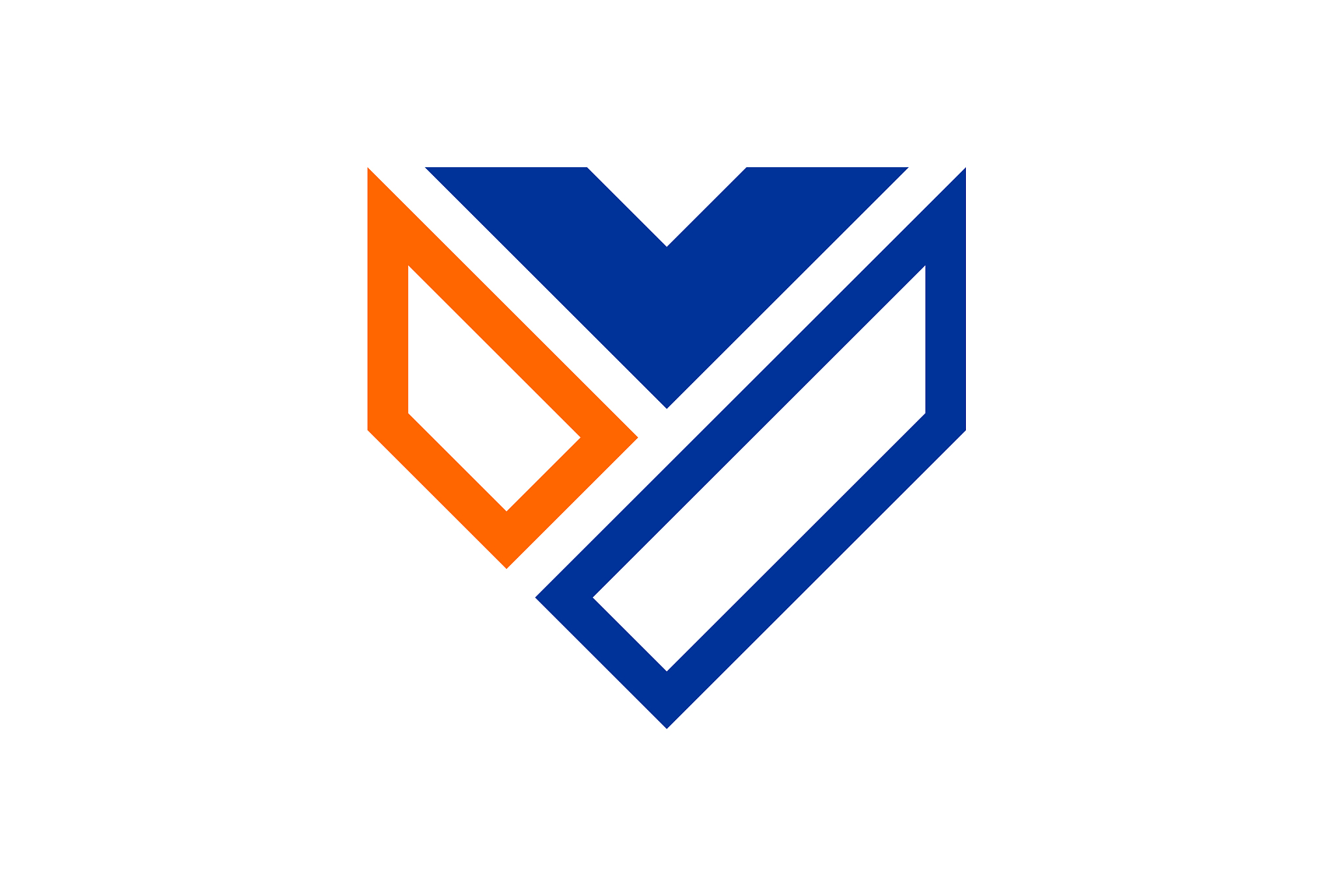 letter v logo icon design