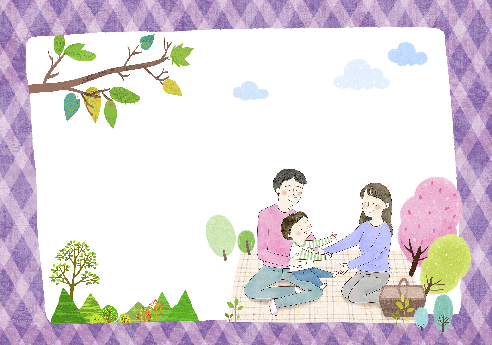 编一个幸福大家庭的故事