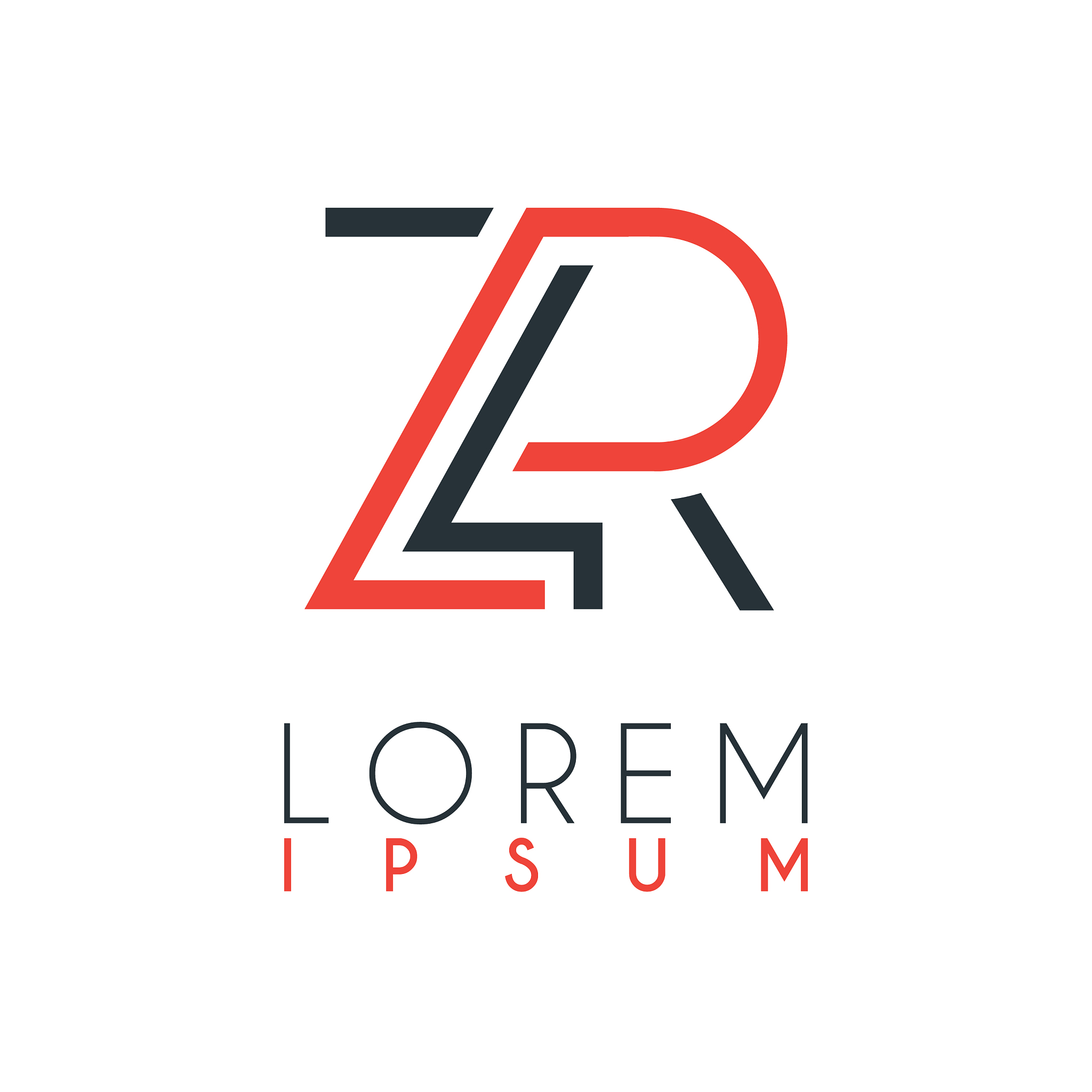 the logo between letter z and letter r or zr