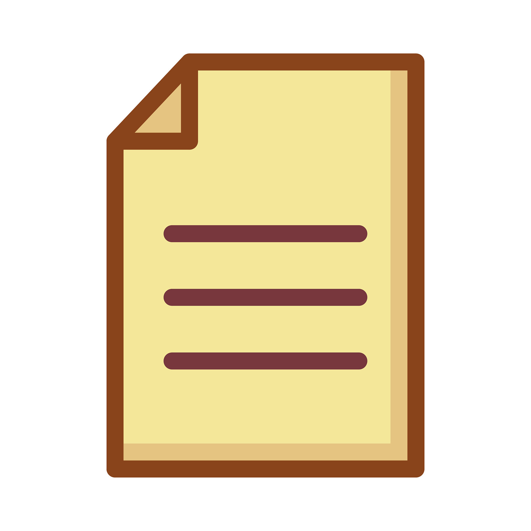 file   document   sheet