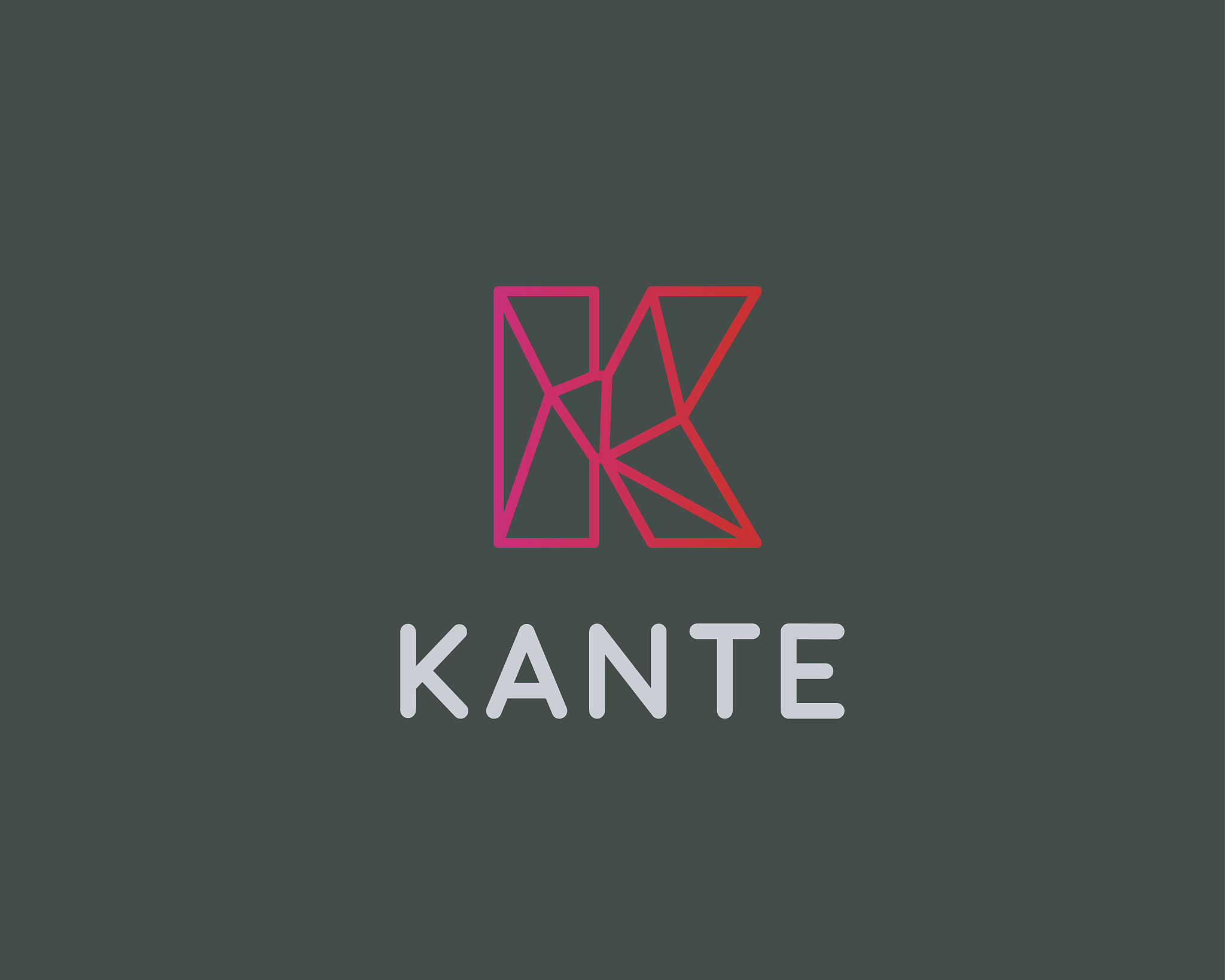 abstract trend letter k logo design template. colorful structure