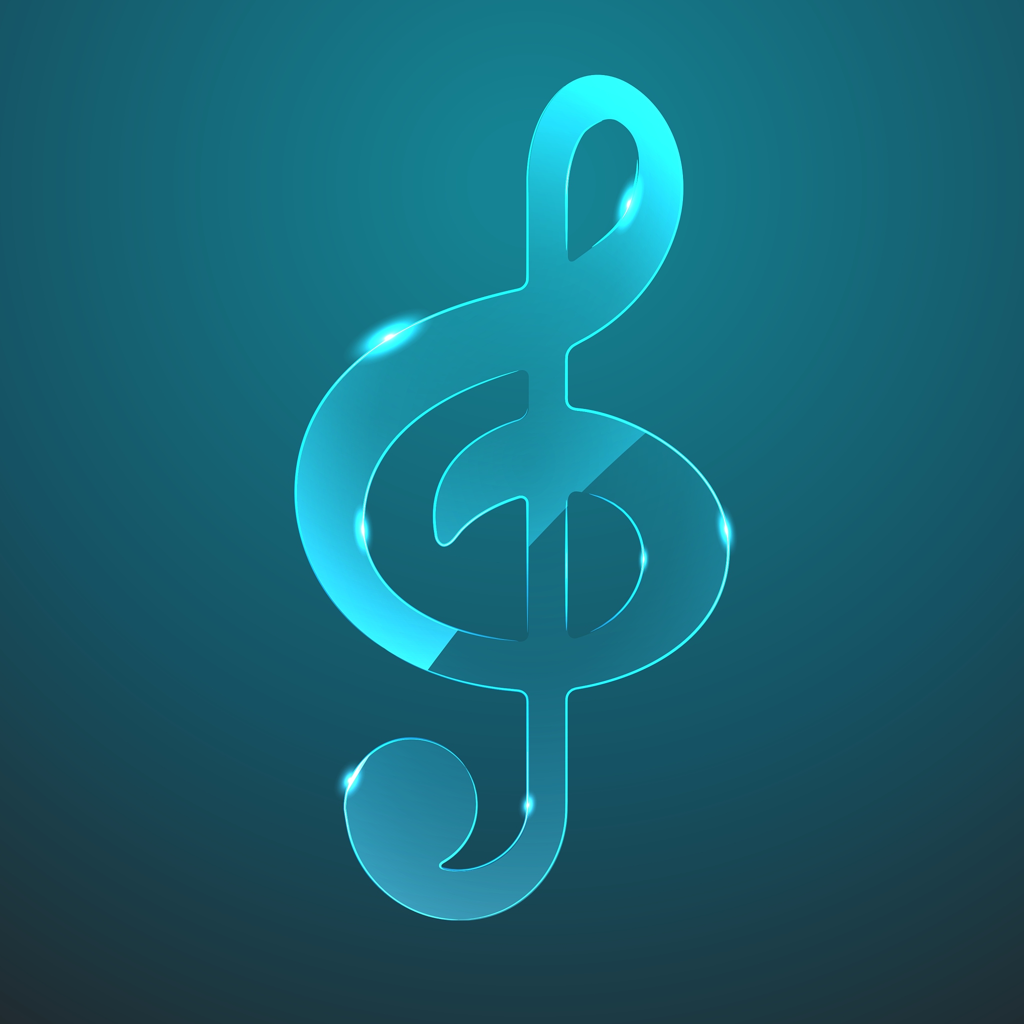 glass music icon