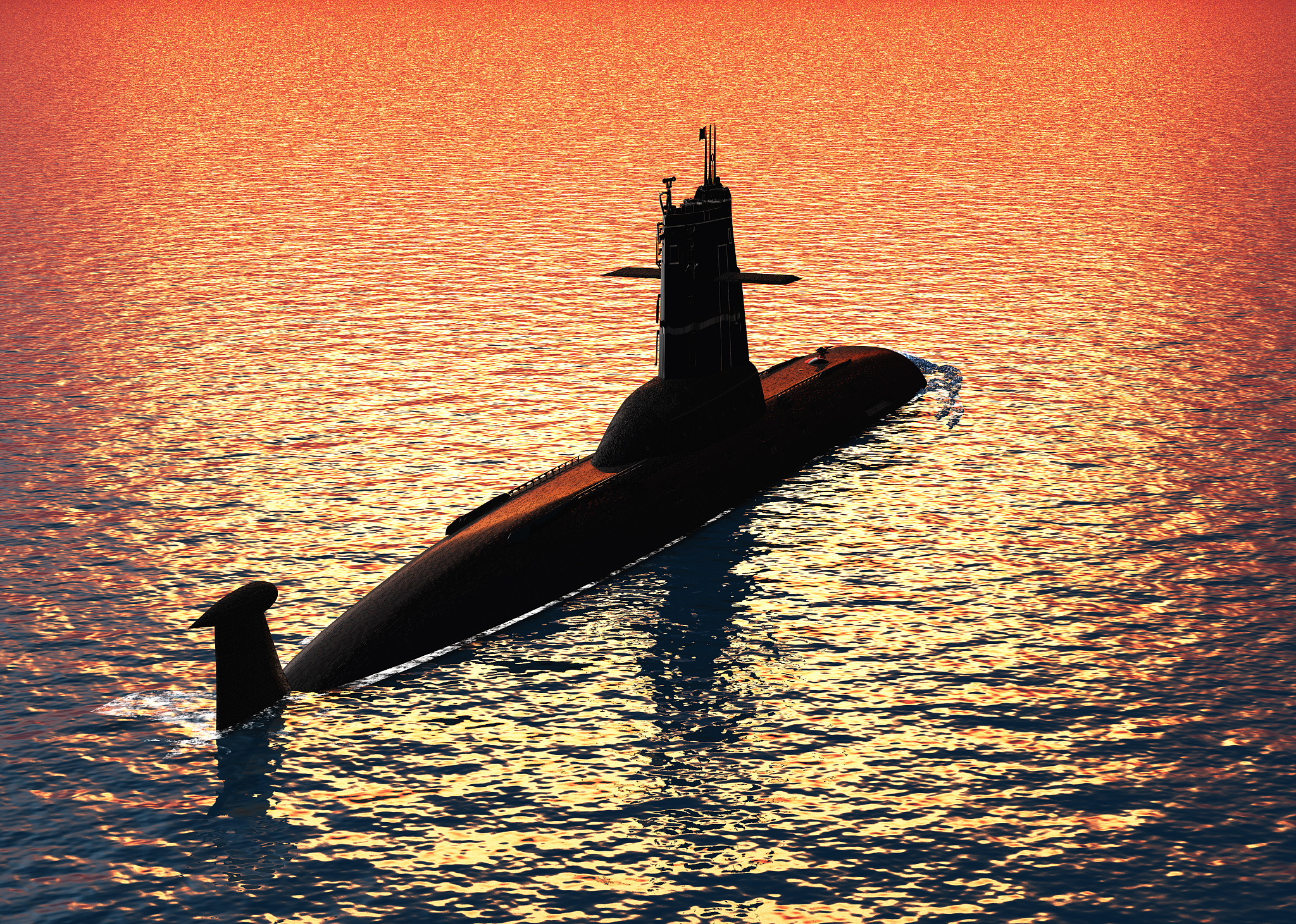 the military ship