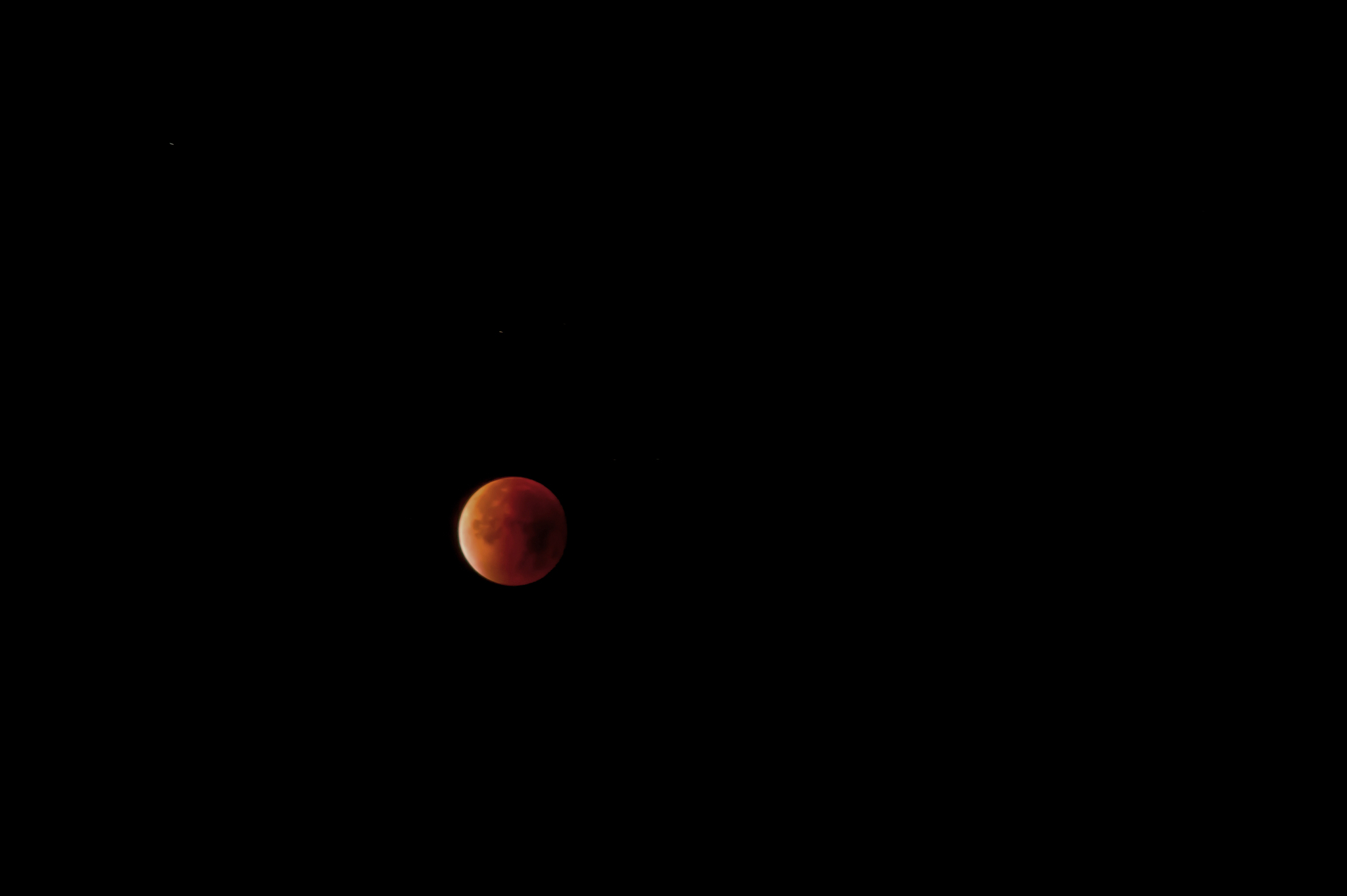 lunar eclipse - red moonl