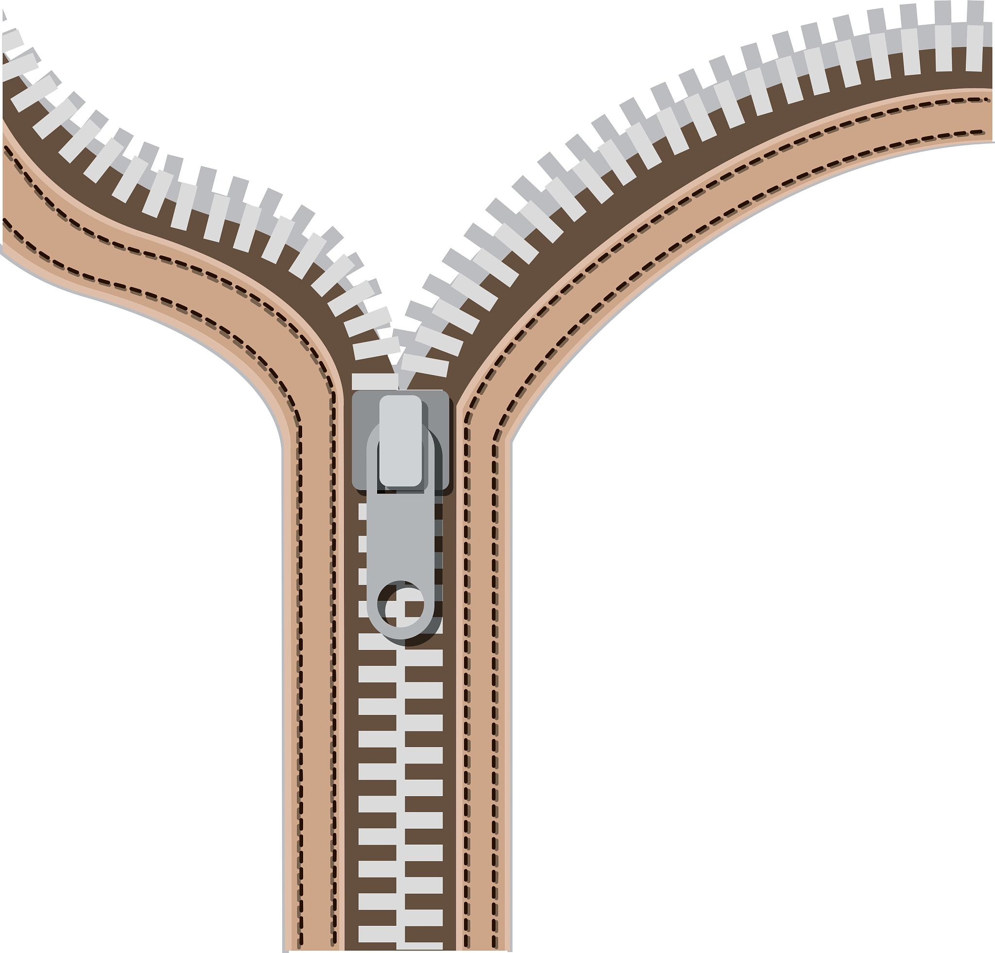 sewing with metal zipper and oval handle