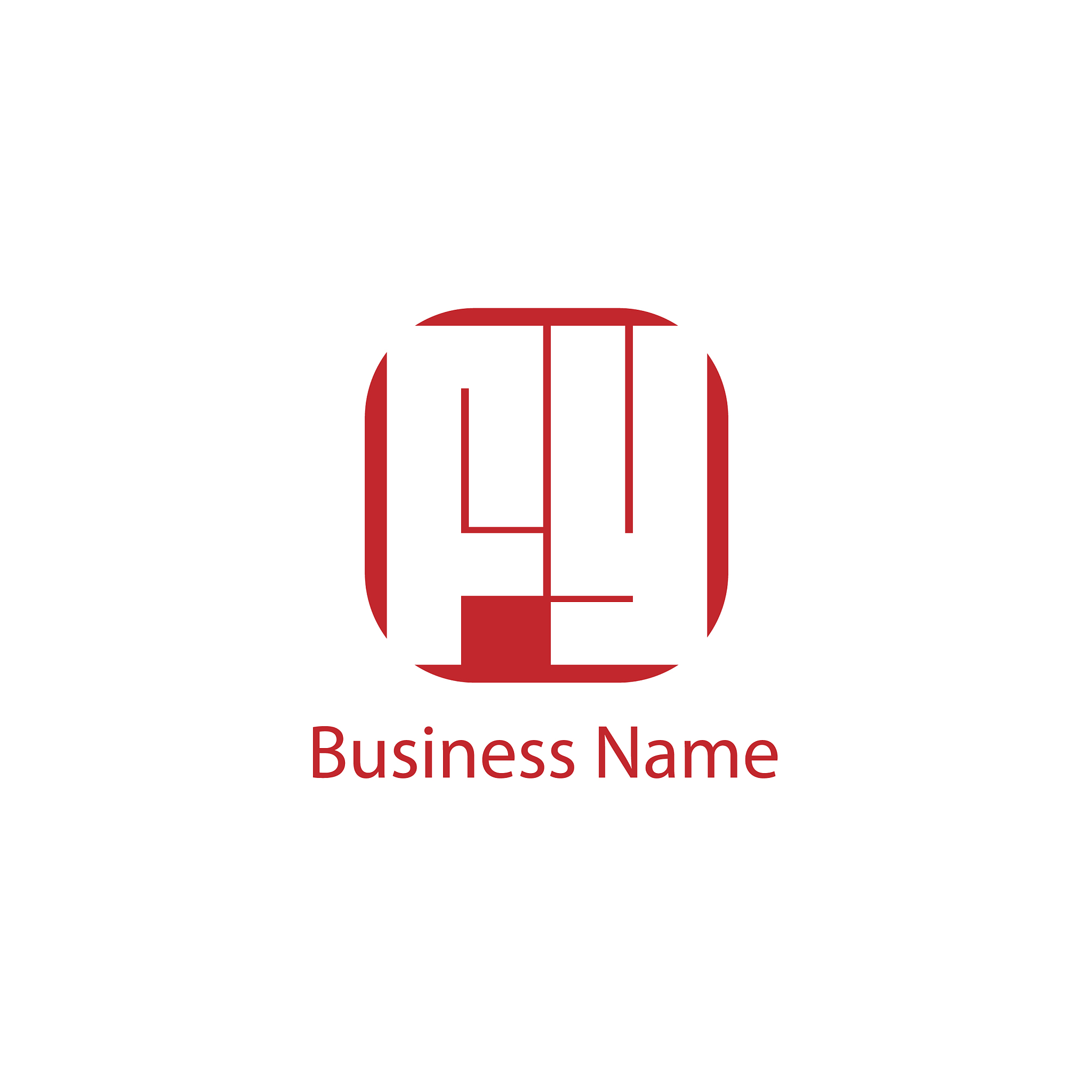 initial letter fy logo template design
