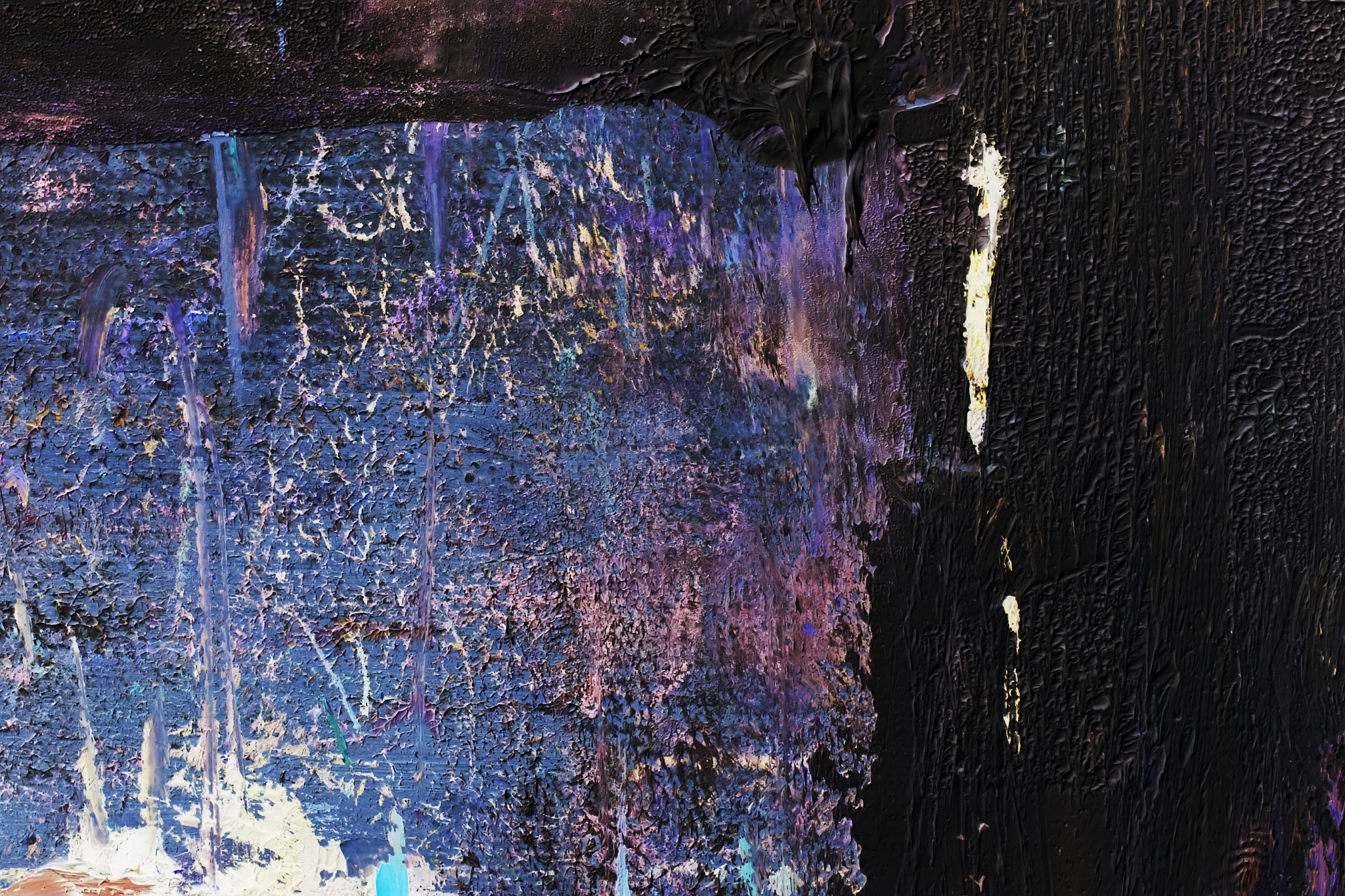 abstract painted dark blue and purple art backgrounds.