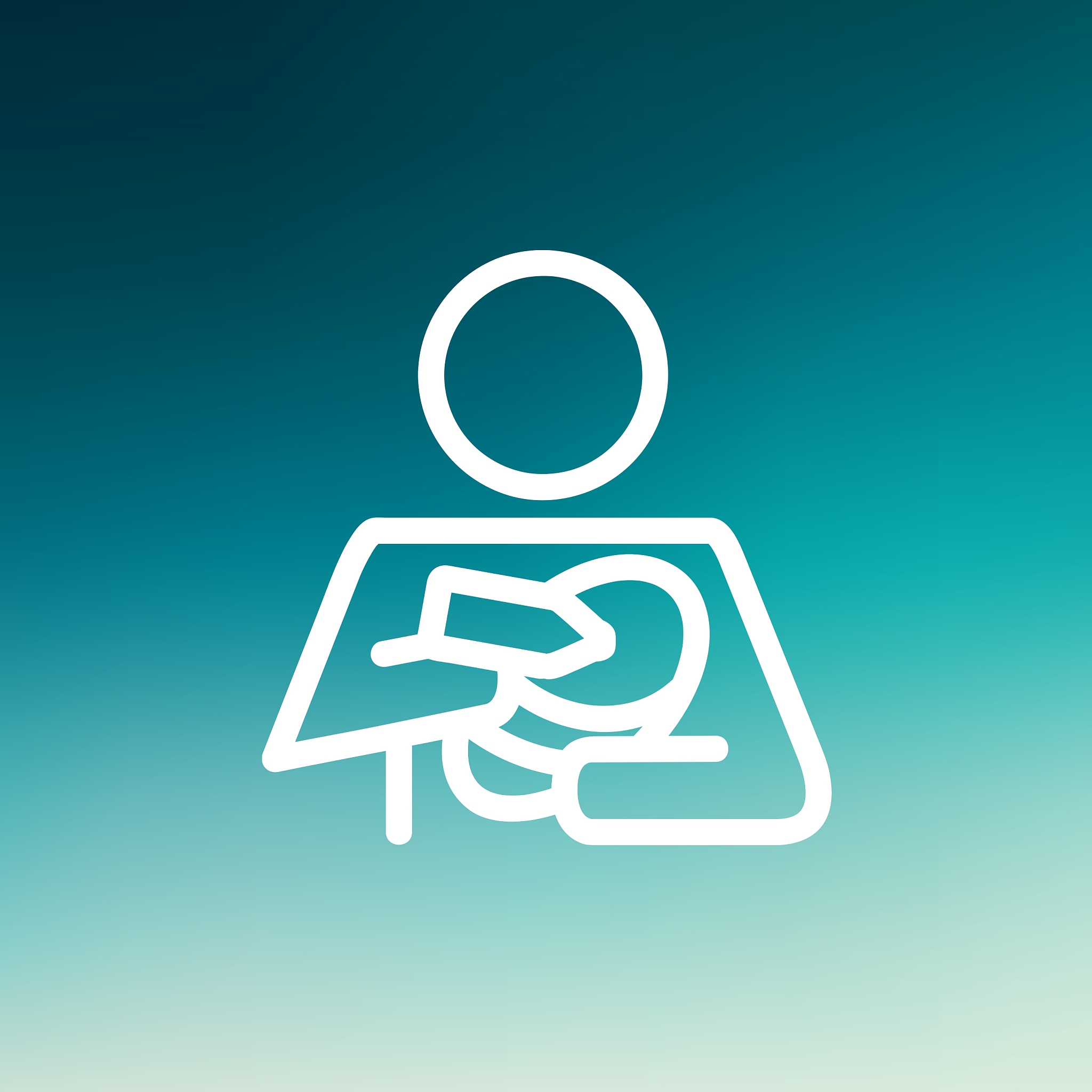 mother and baby breastfeeding thin line icon