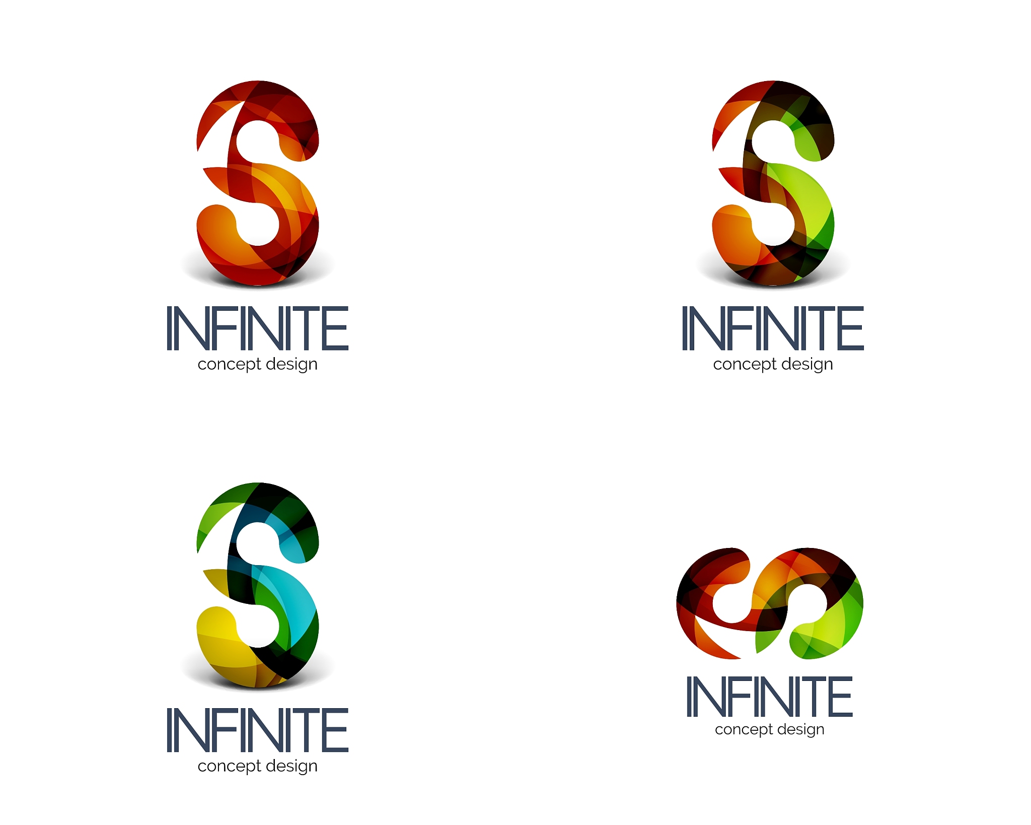 infinity business logo concept