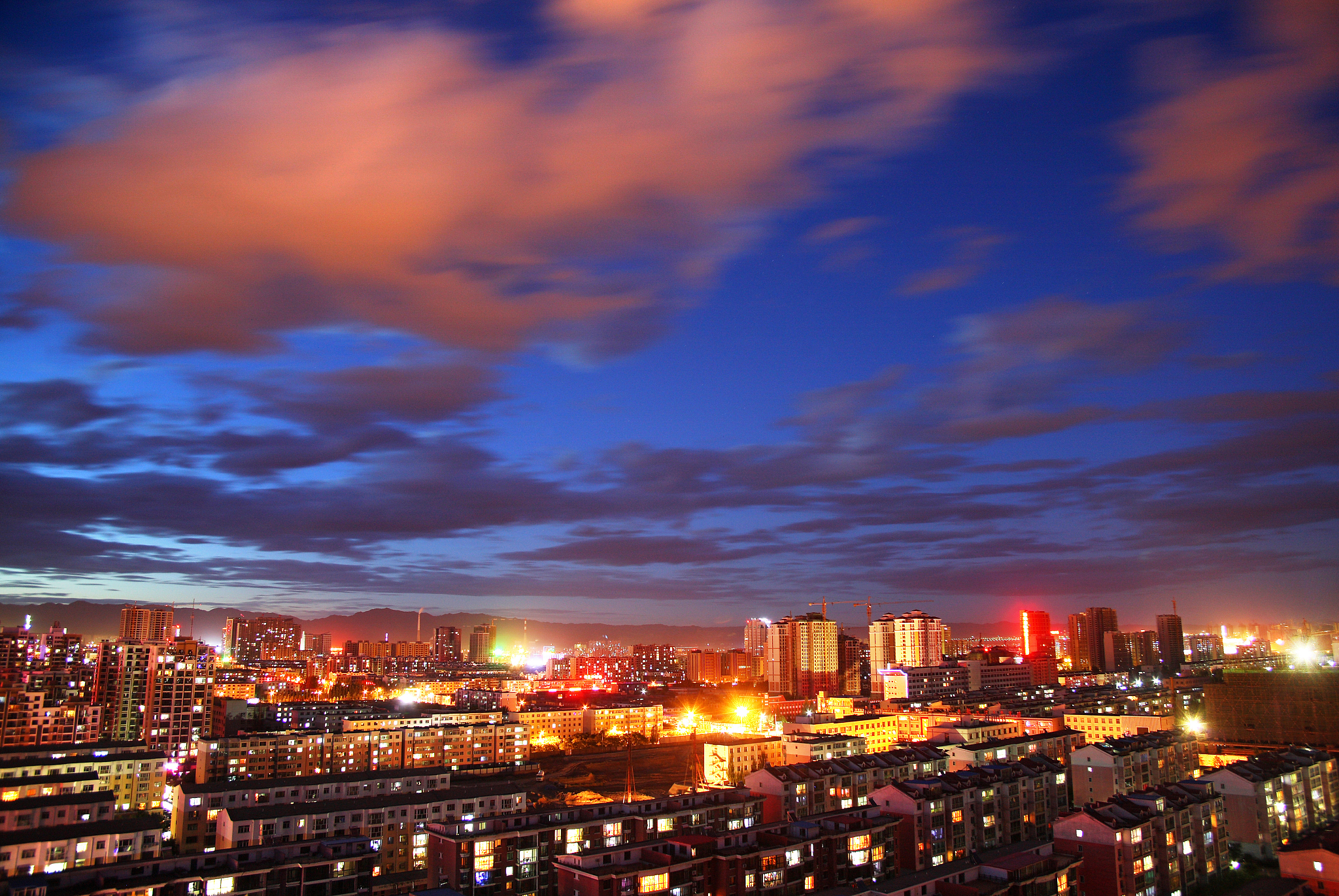 包头市夜景