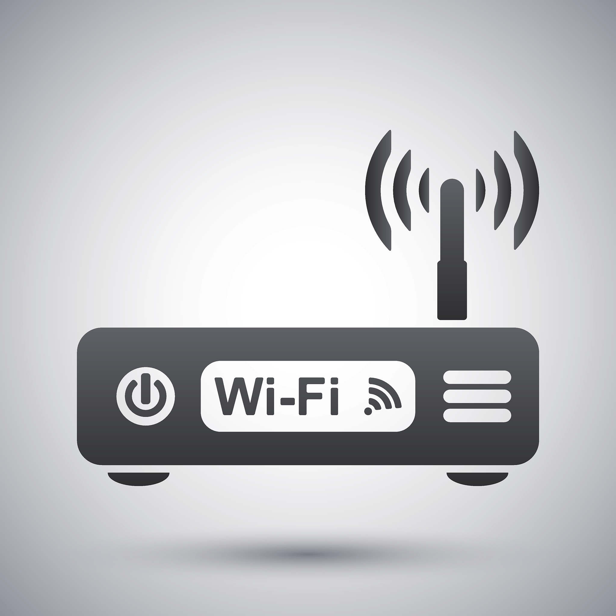 vector wireless router icon