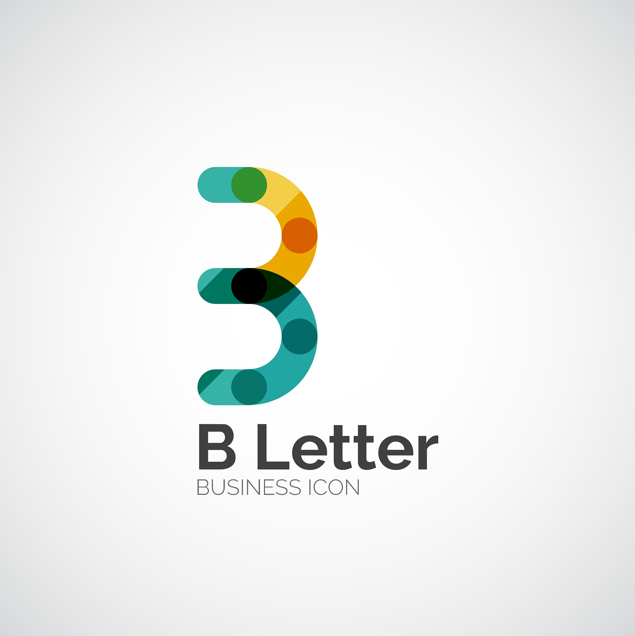 b letter logo minimal line design