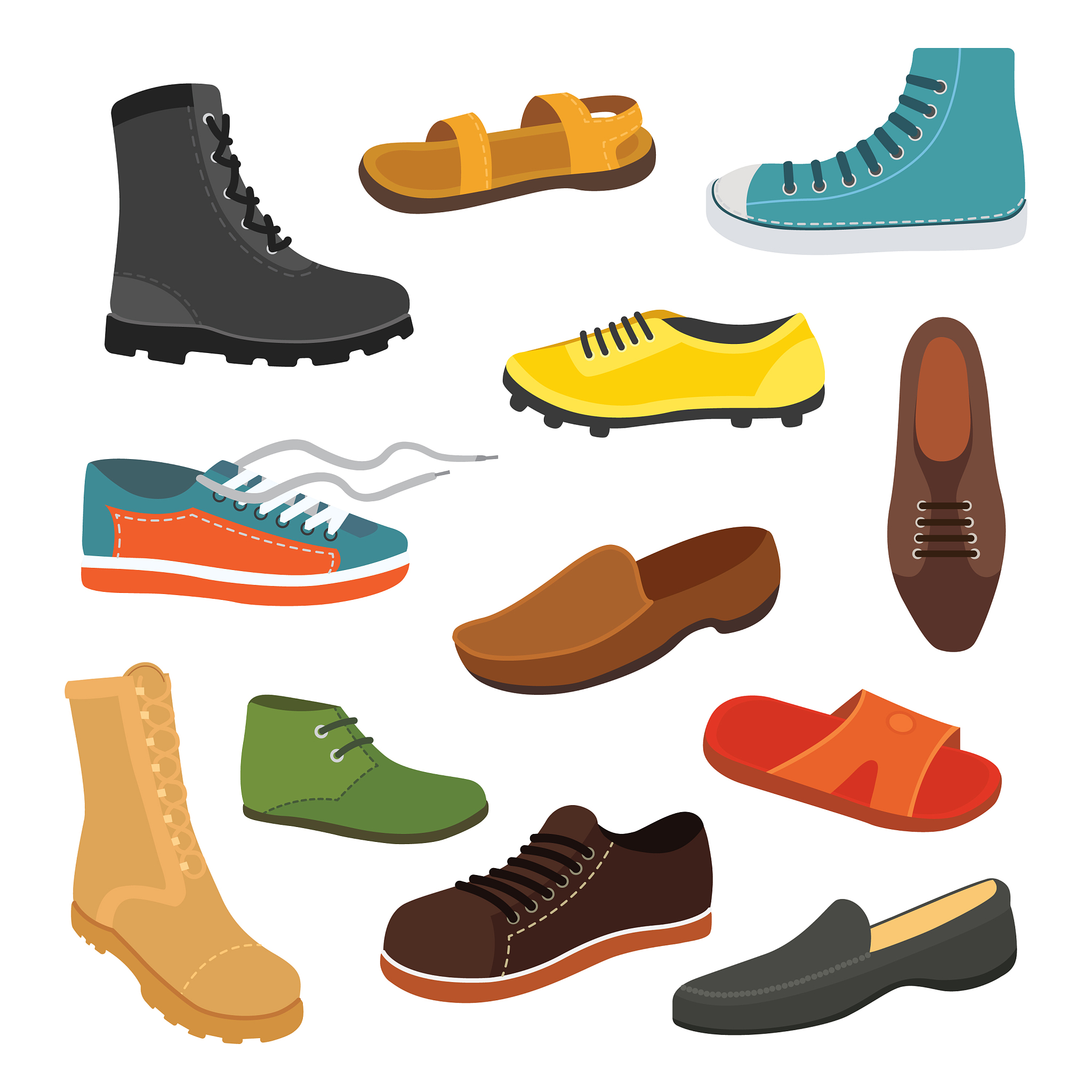 male man season shoes in flat style men boots