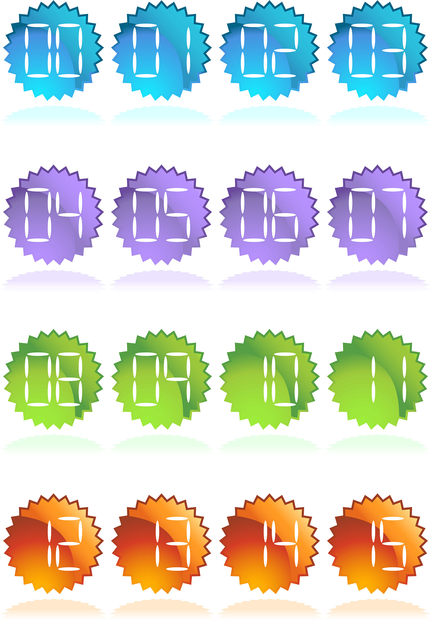 digital buttons