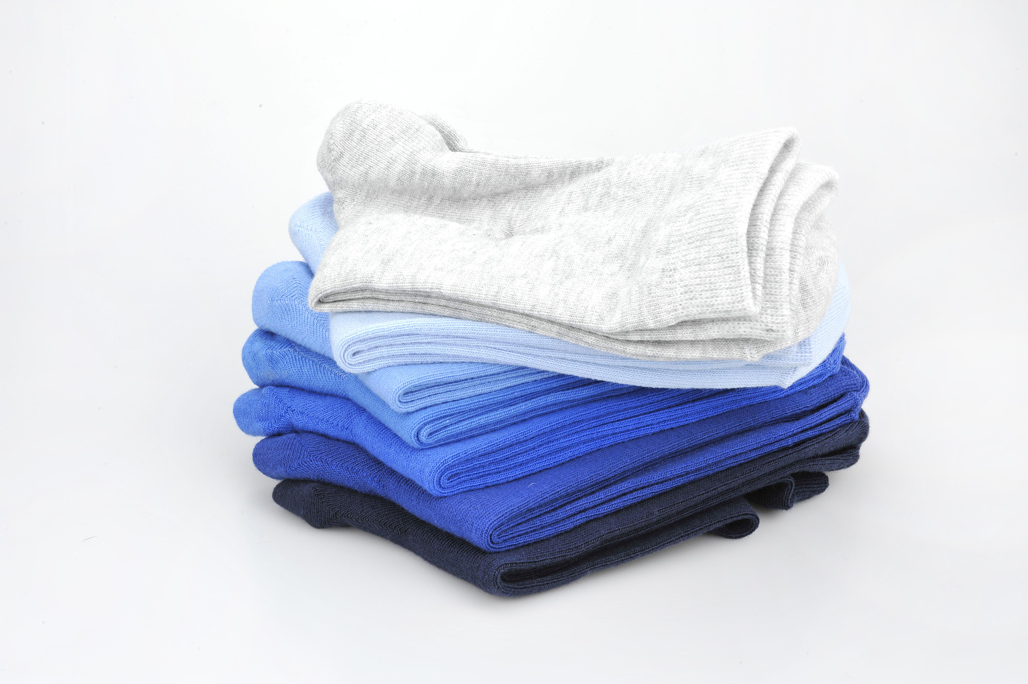 socks on a white background