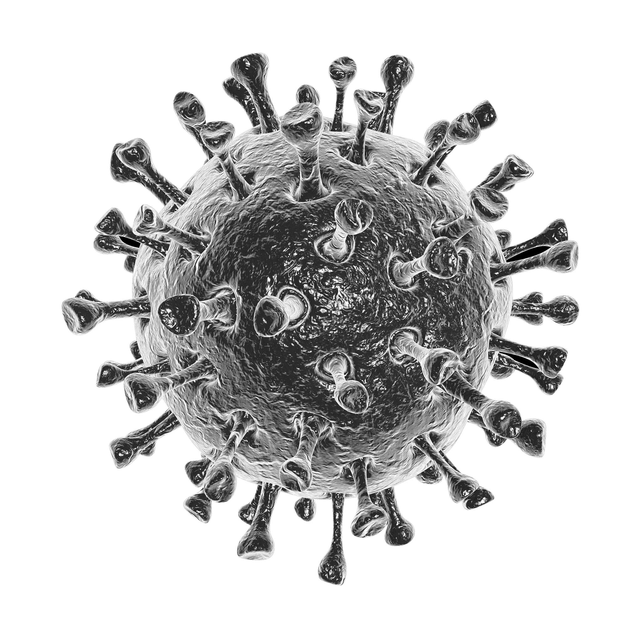 3d render ncov-coronavirus cell outbreak and coronaviruses influ