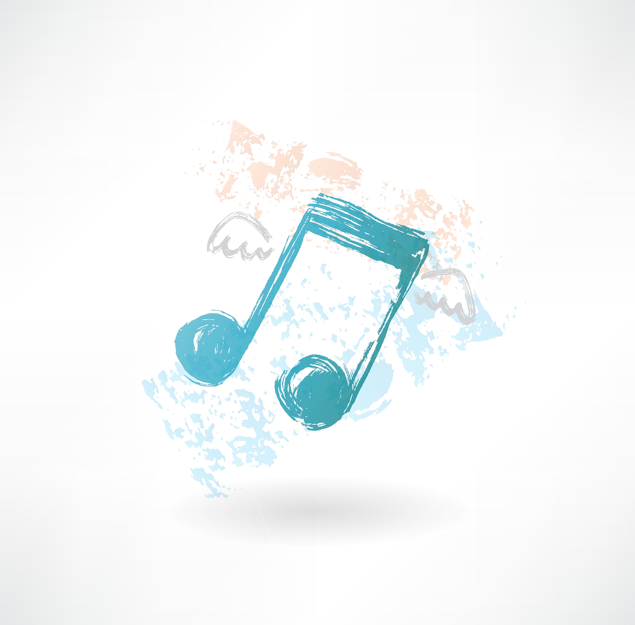 music wings grunge icon