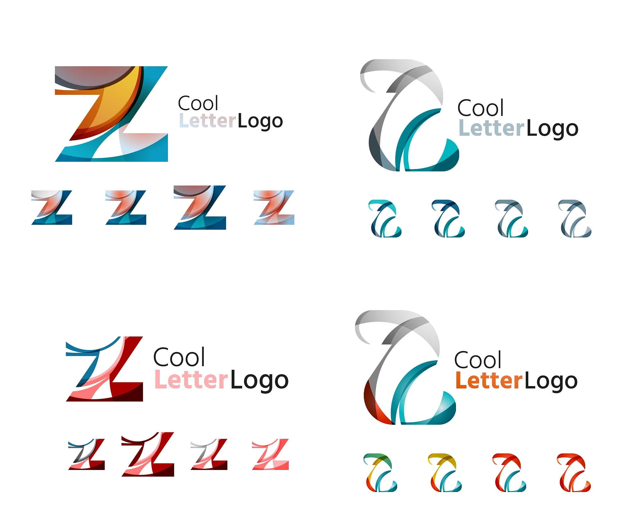 letter business emblem collection