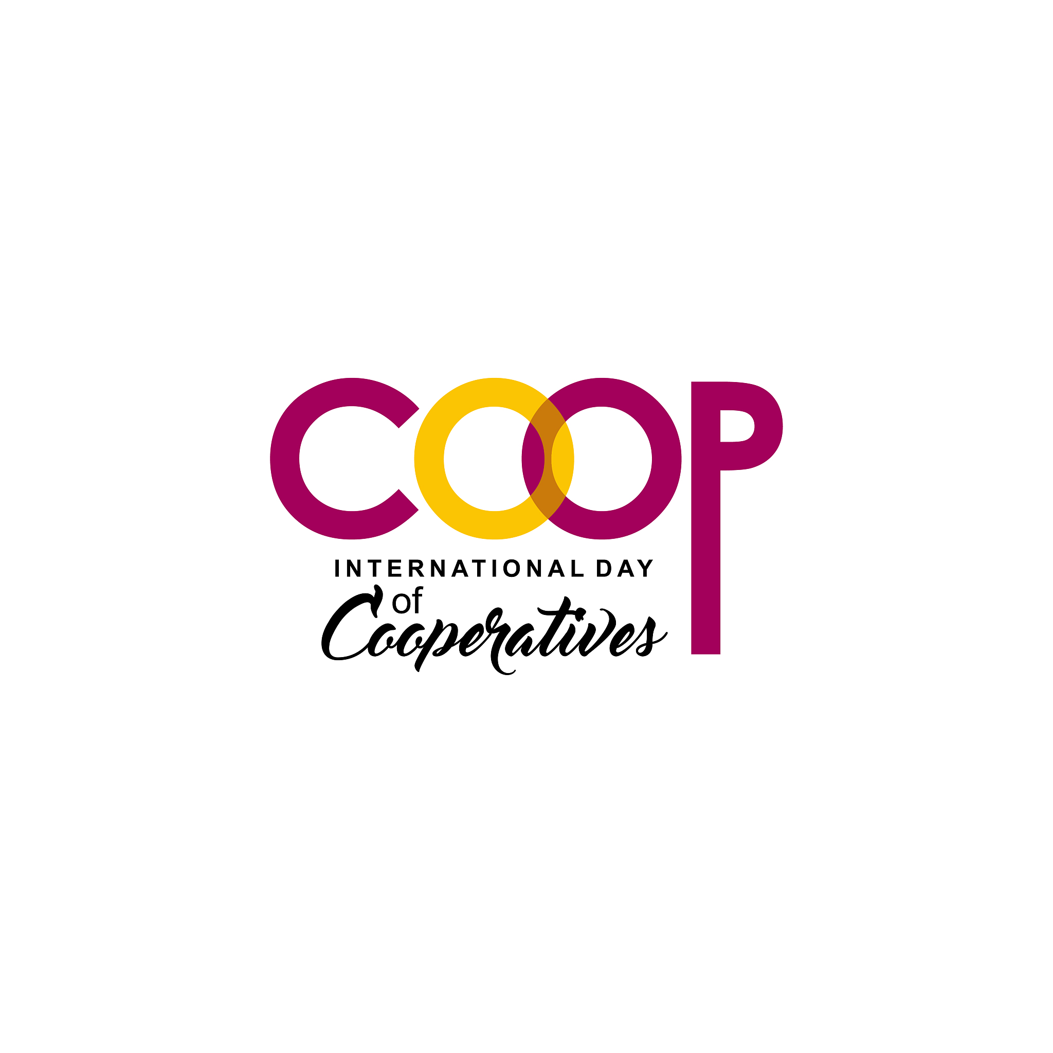 international day of cooperatives celebration vector template de