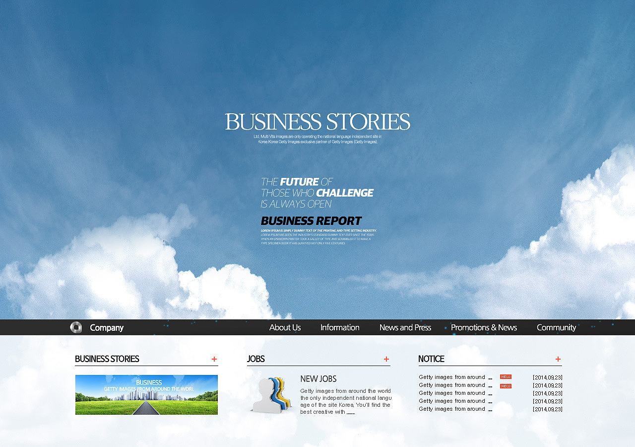 business, web template, main page, city
