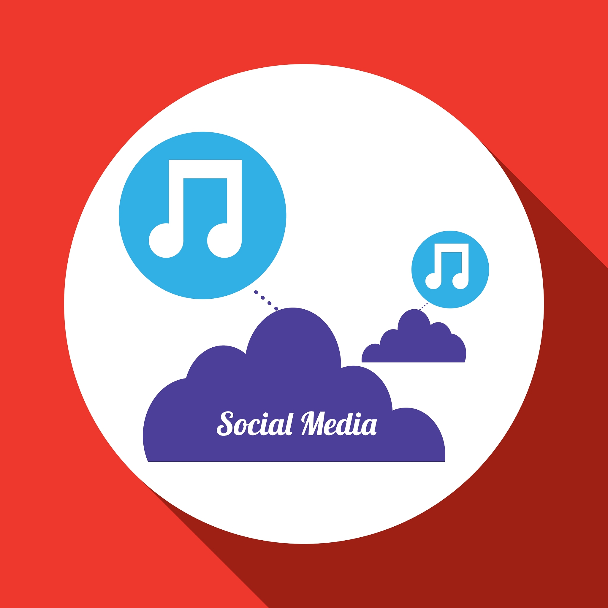 social media design media icon communication