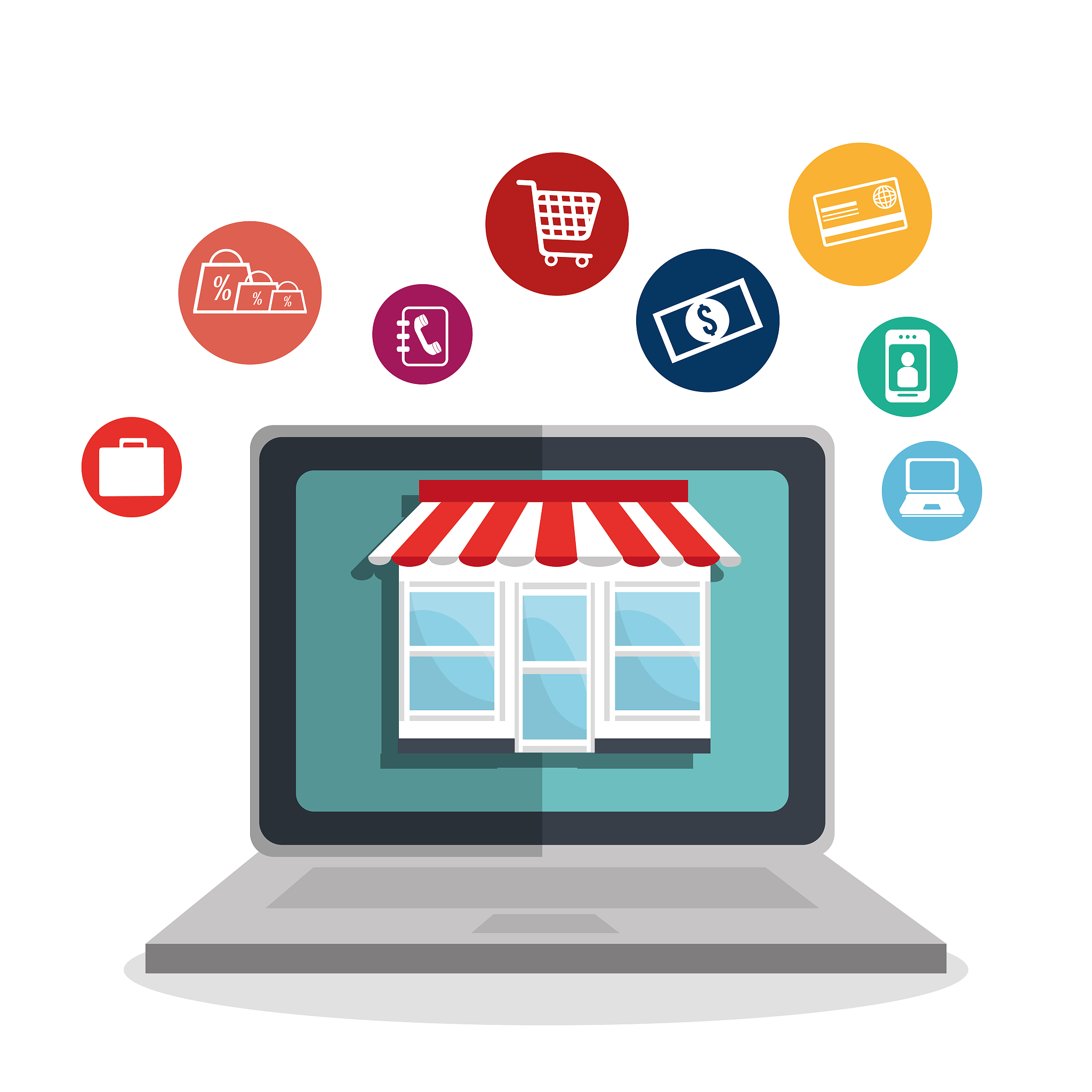 online store shopping icon