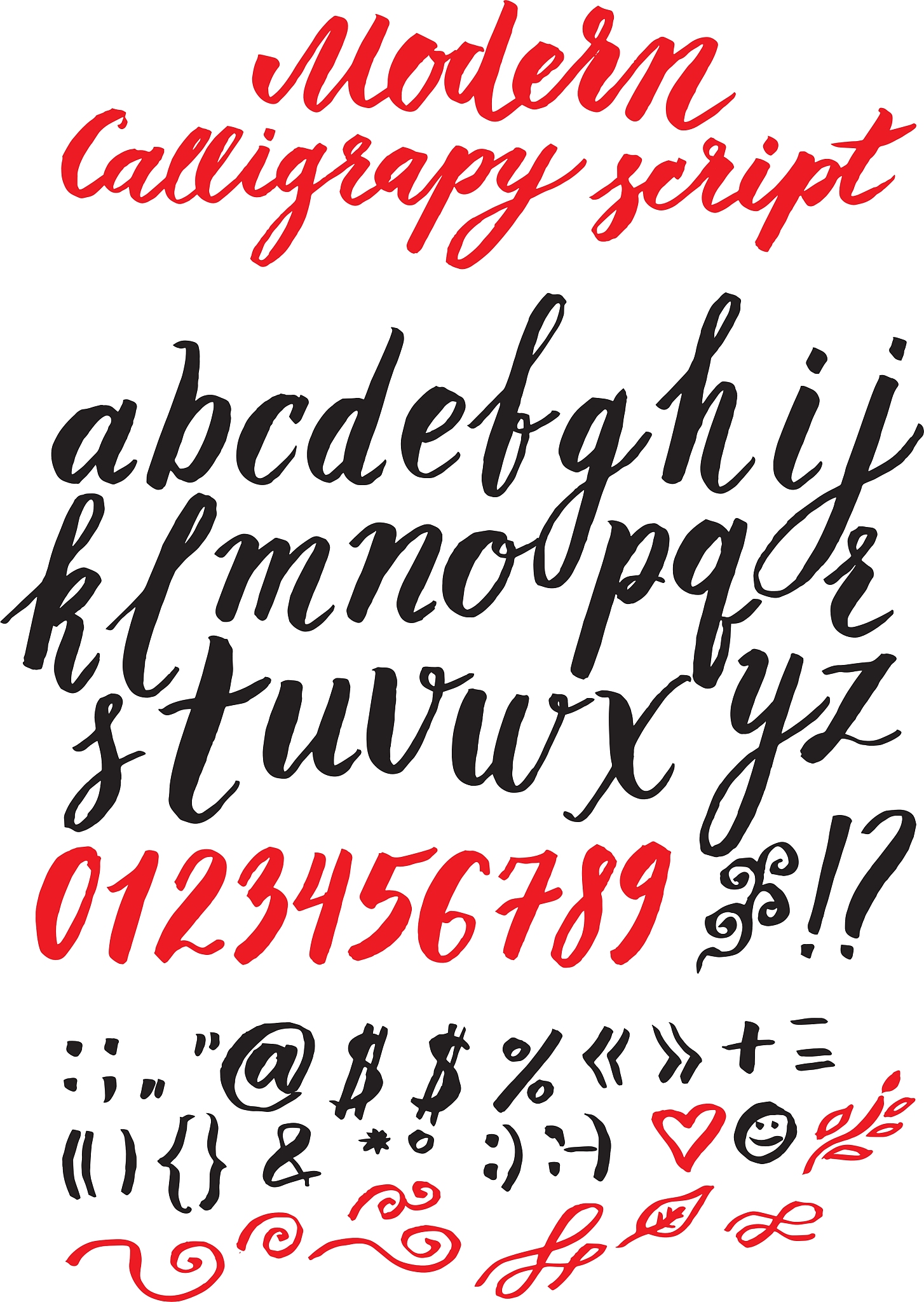 calligraphy alphabet 3