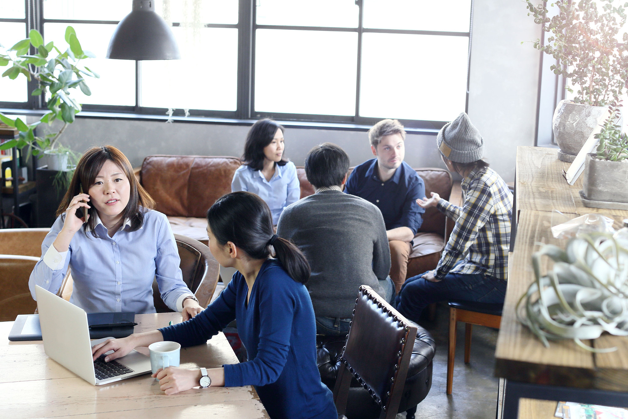 the people who work in a design office