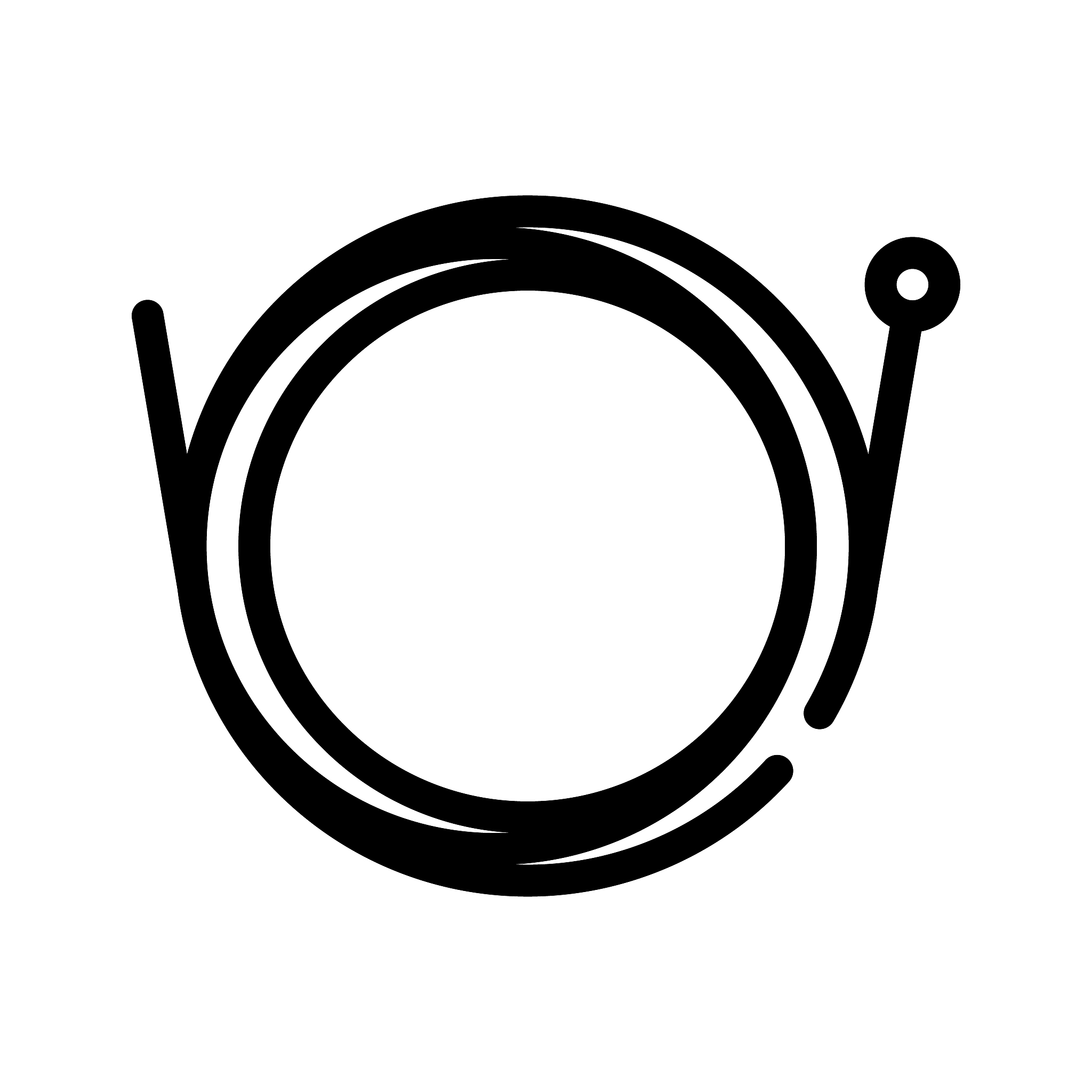 springs for violin line icon vector illustration