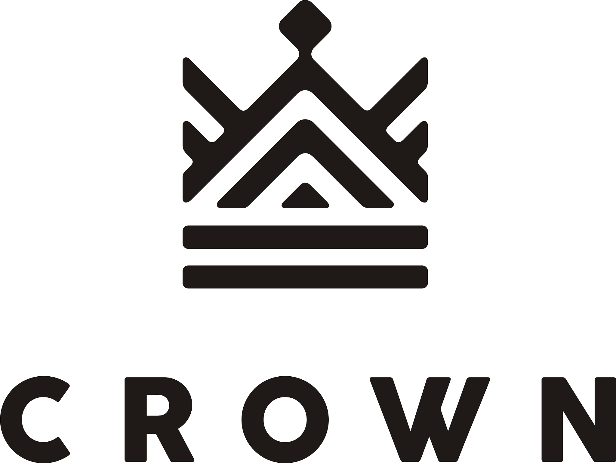 crown throne king queen royal premium classic logo