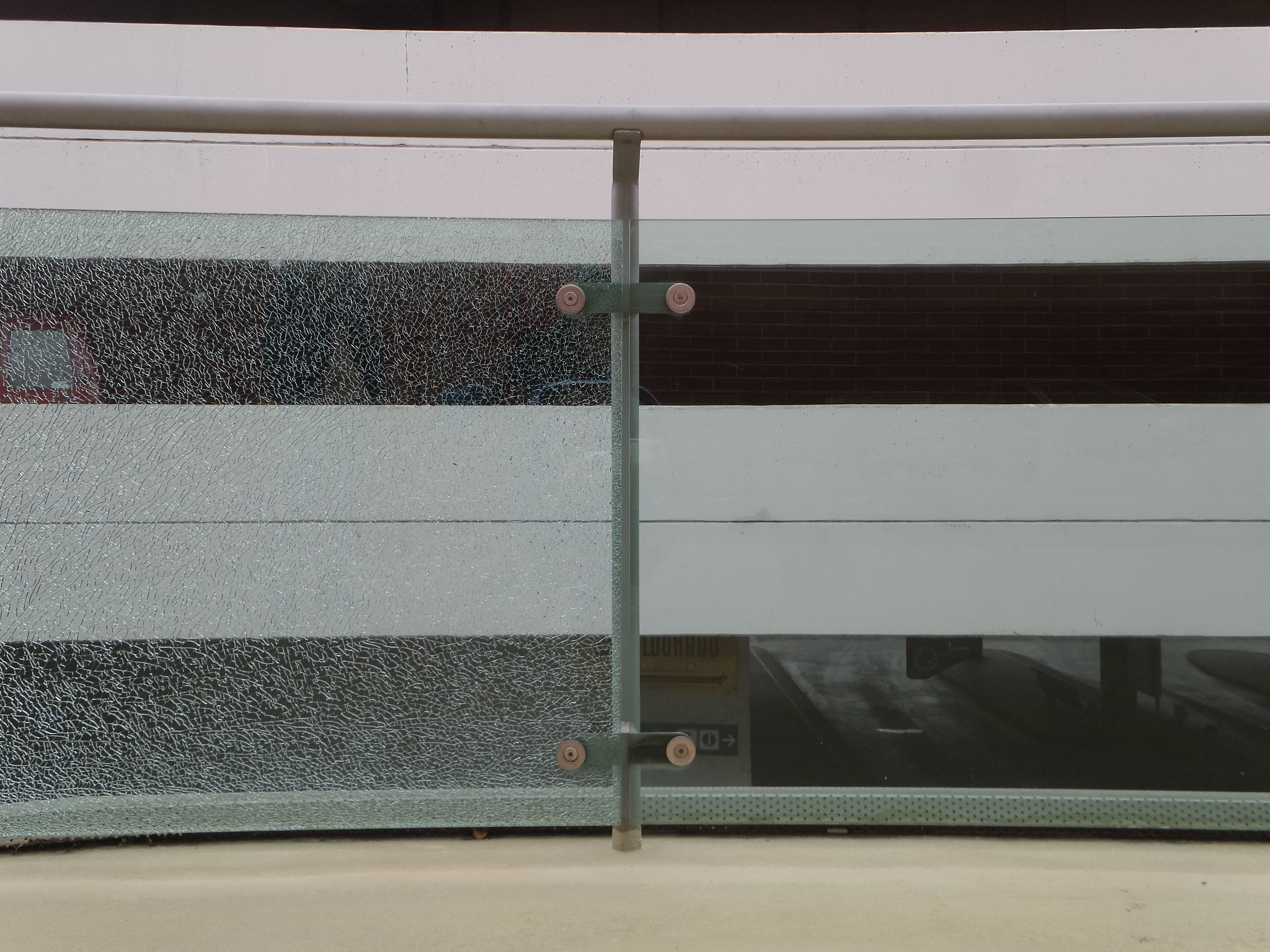 cracked glass background