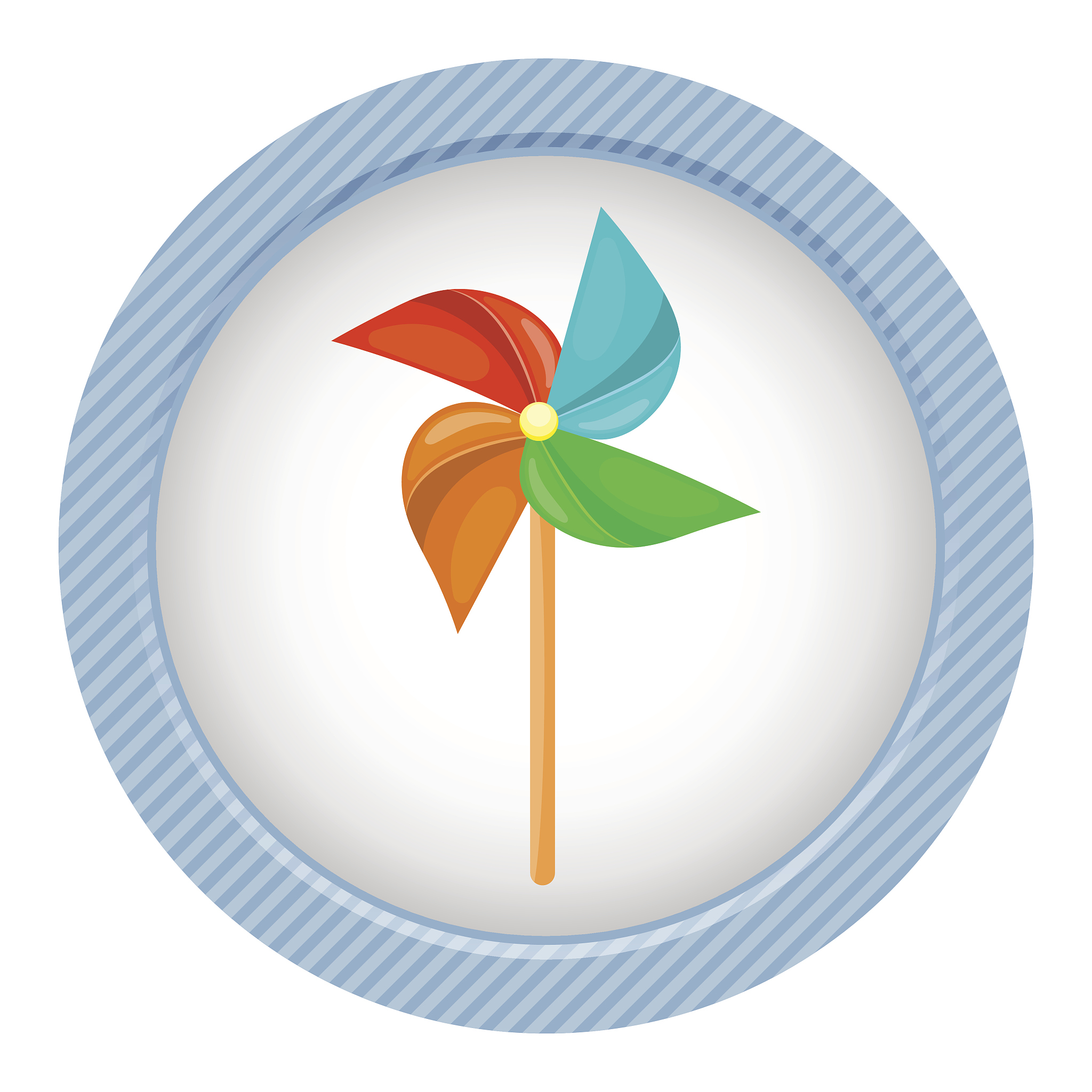 JS 控制风车动画：开始、加速、减速、停止