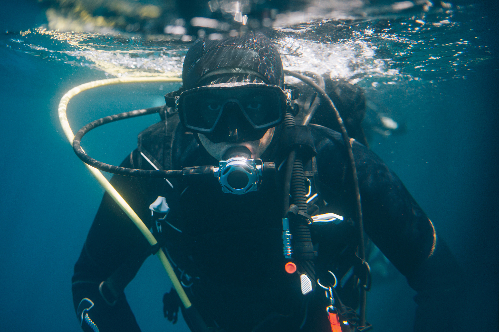scuba diver underwater