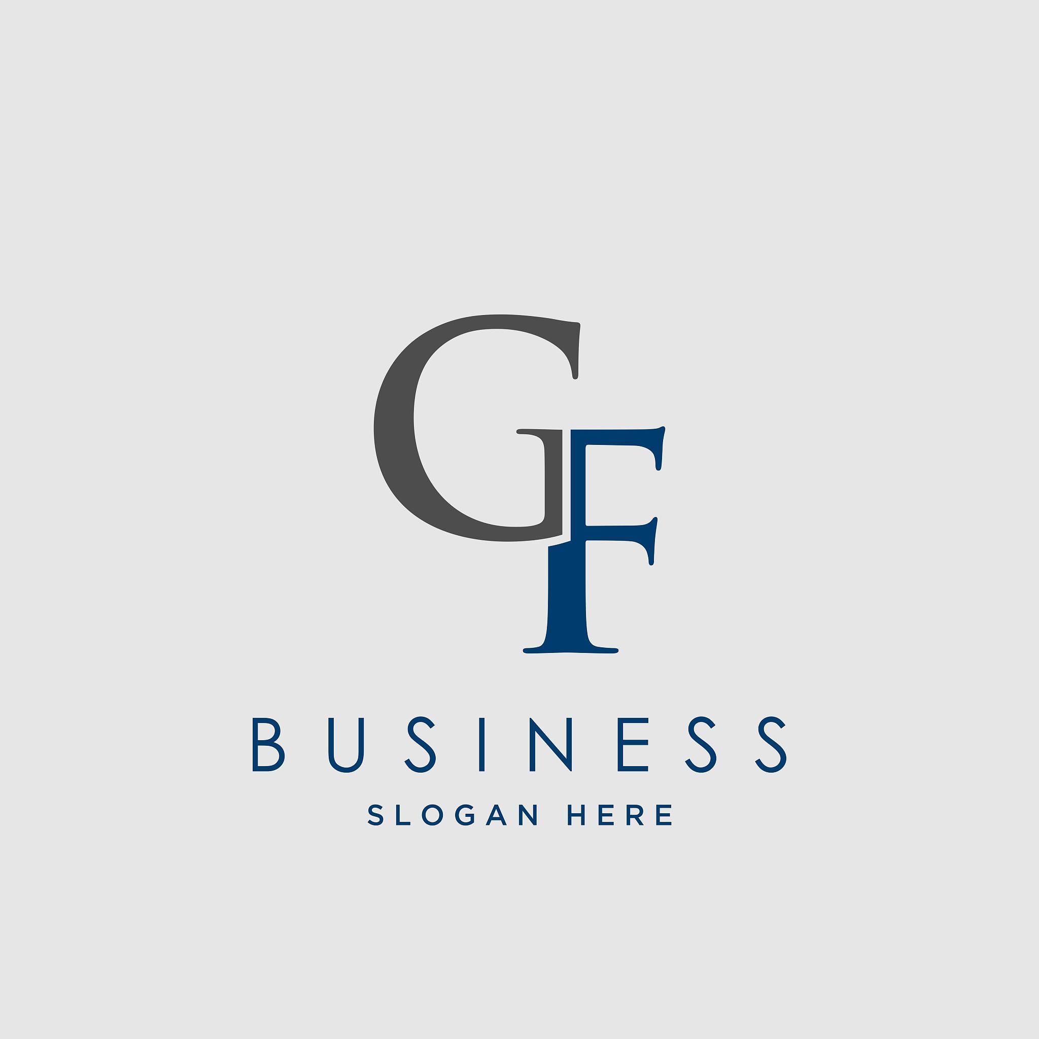 unique perfect modern stylish attractive geometric "gf" initial 