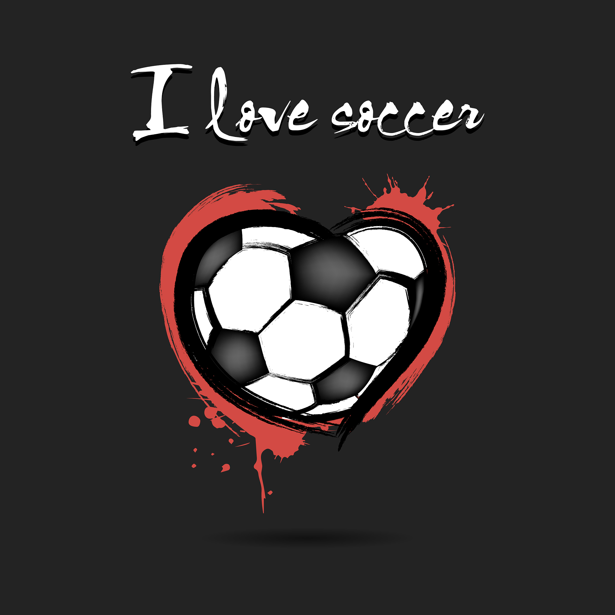i love soccer