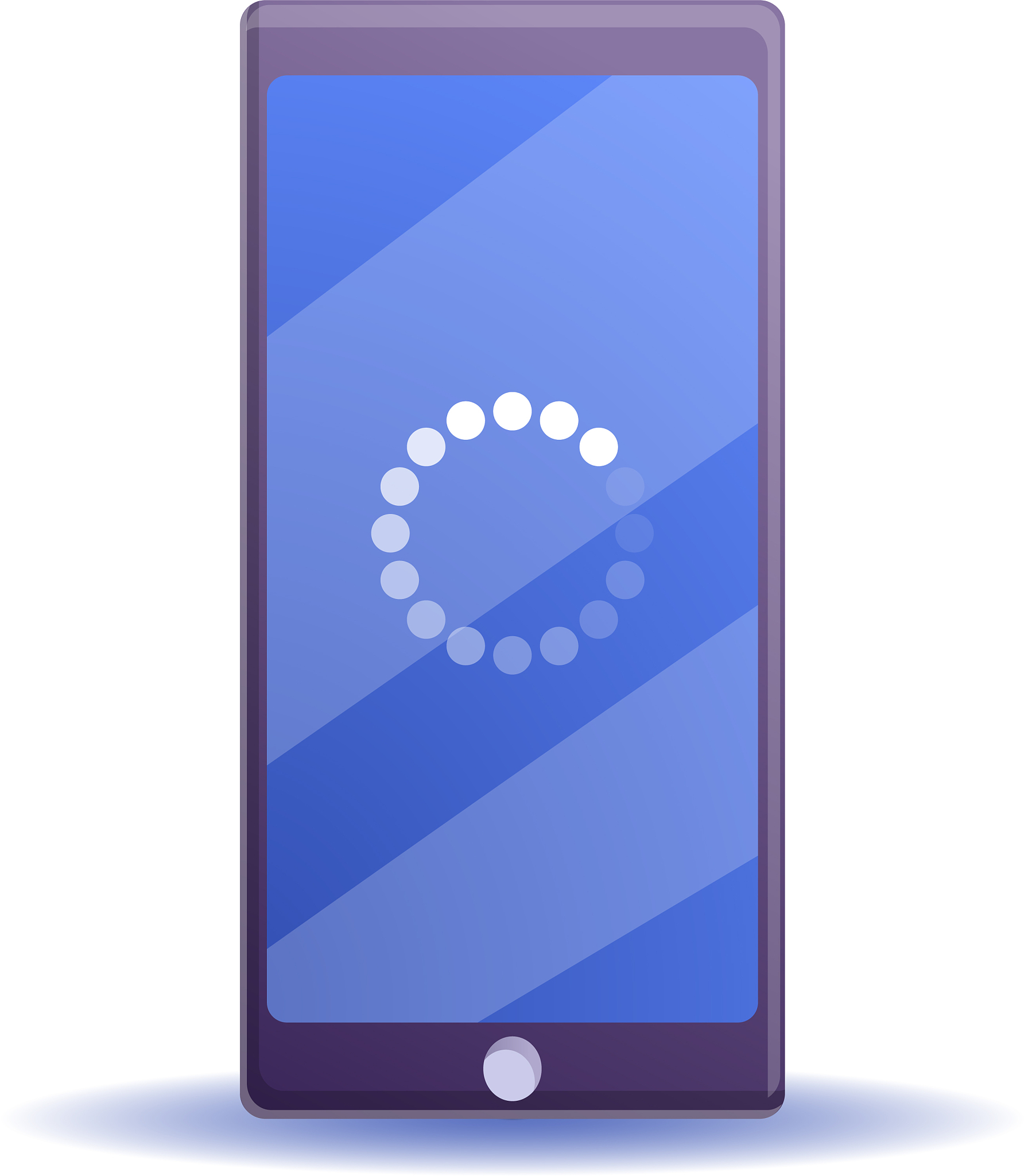 smartphone update icon cartoon style