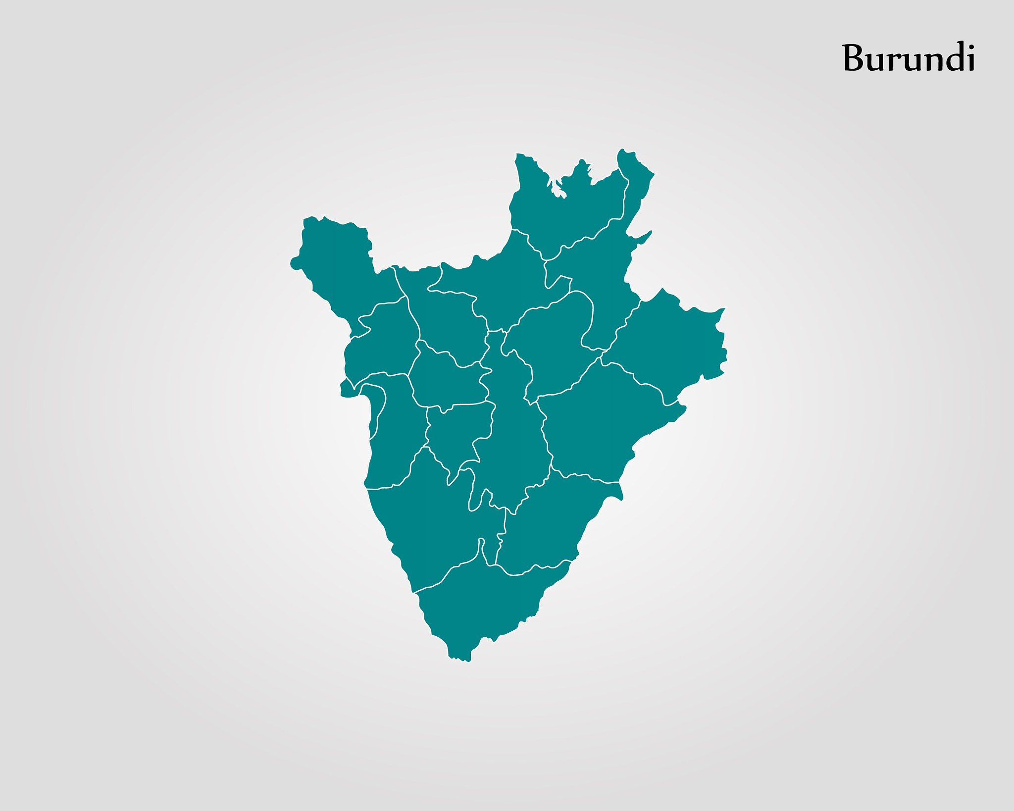 map burundi