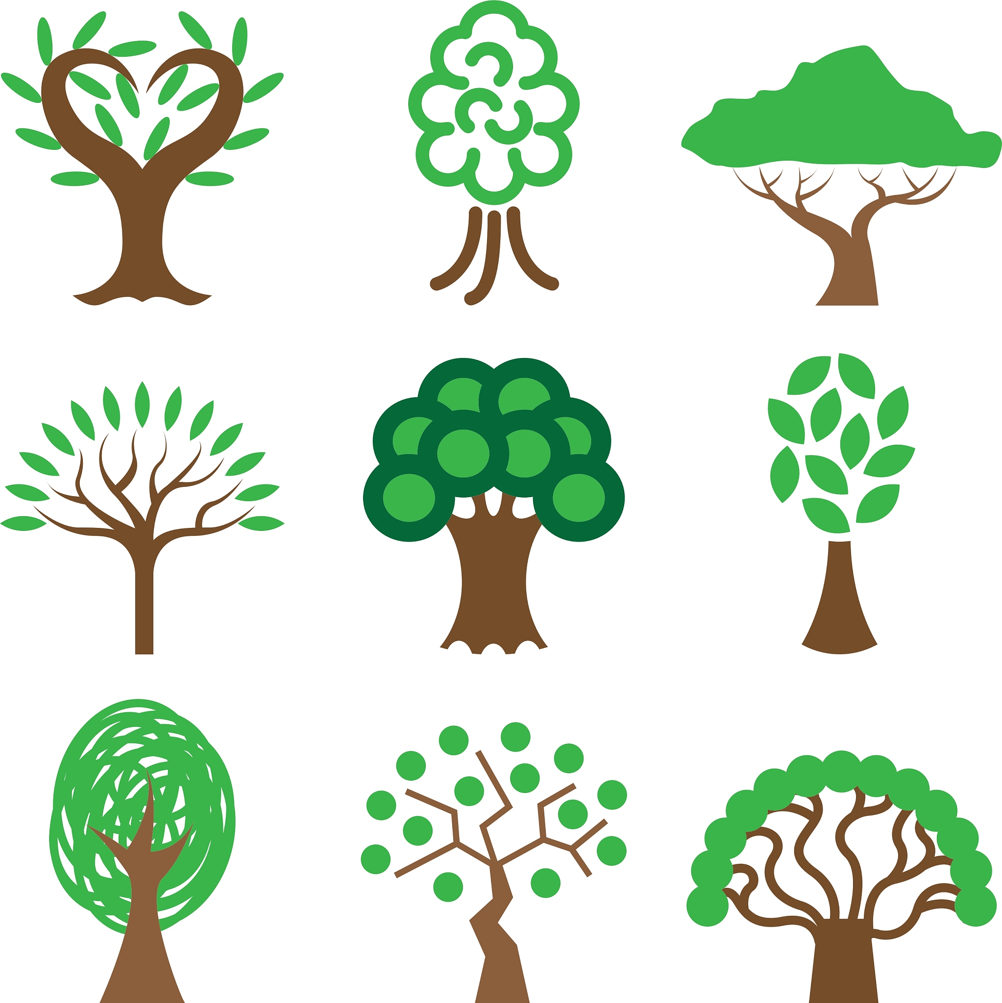 logo icons tree