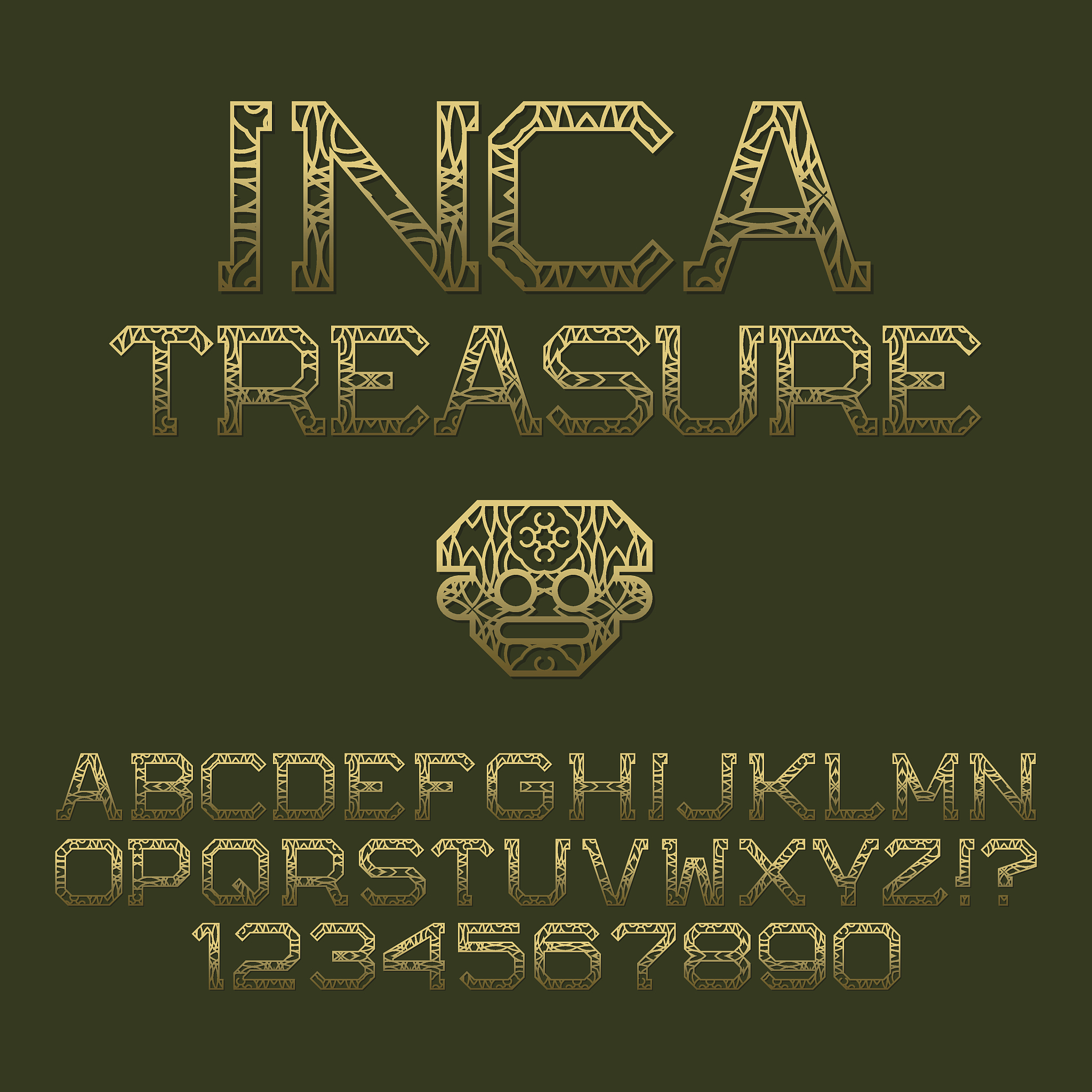 Islamische Poster in Schwarz & Gold: Minimalistisches Design mit Koran-Muster