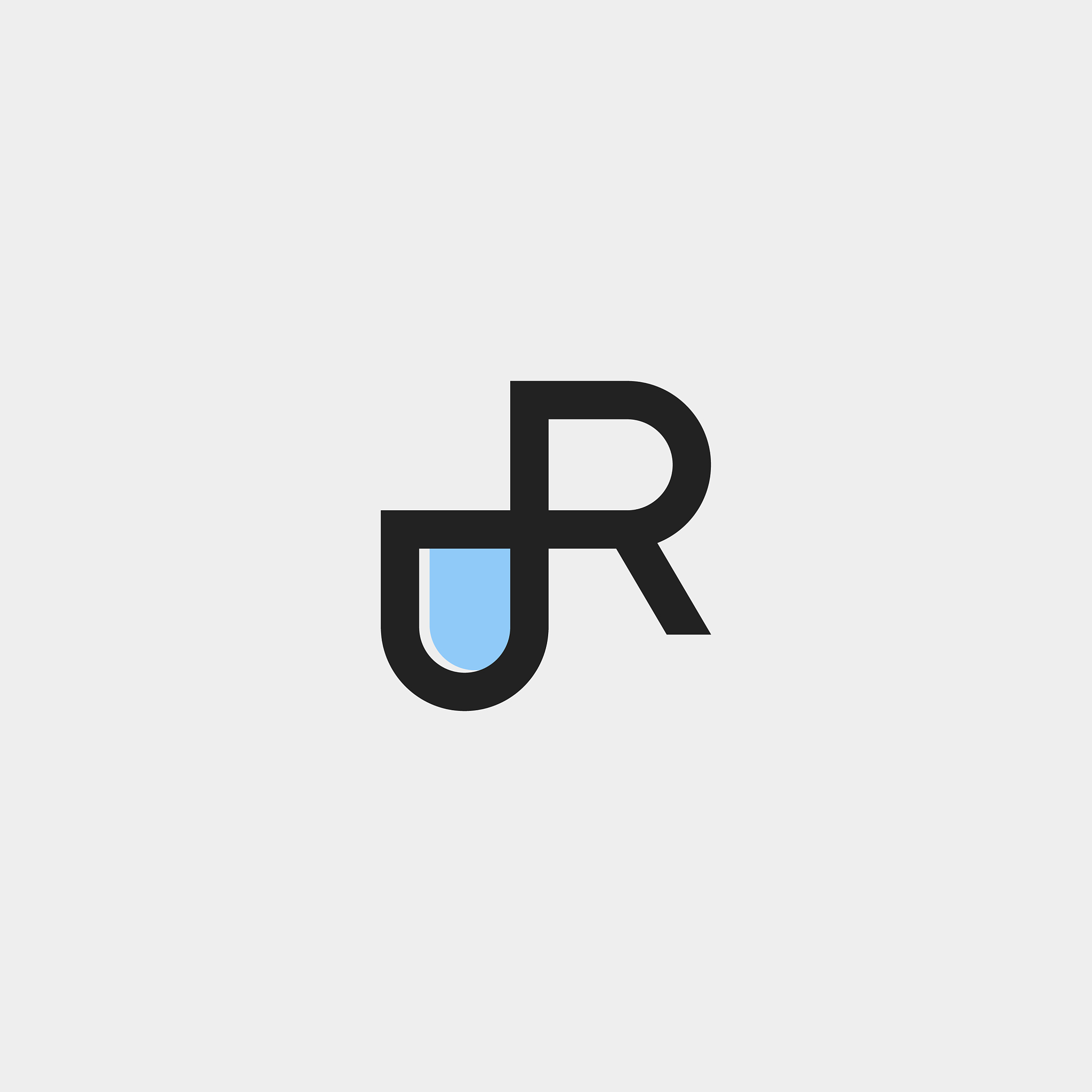 letter r capsule pill logo template design