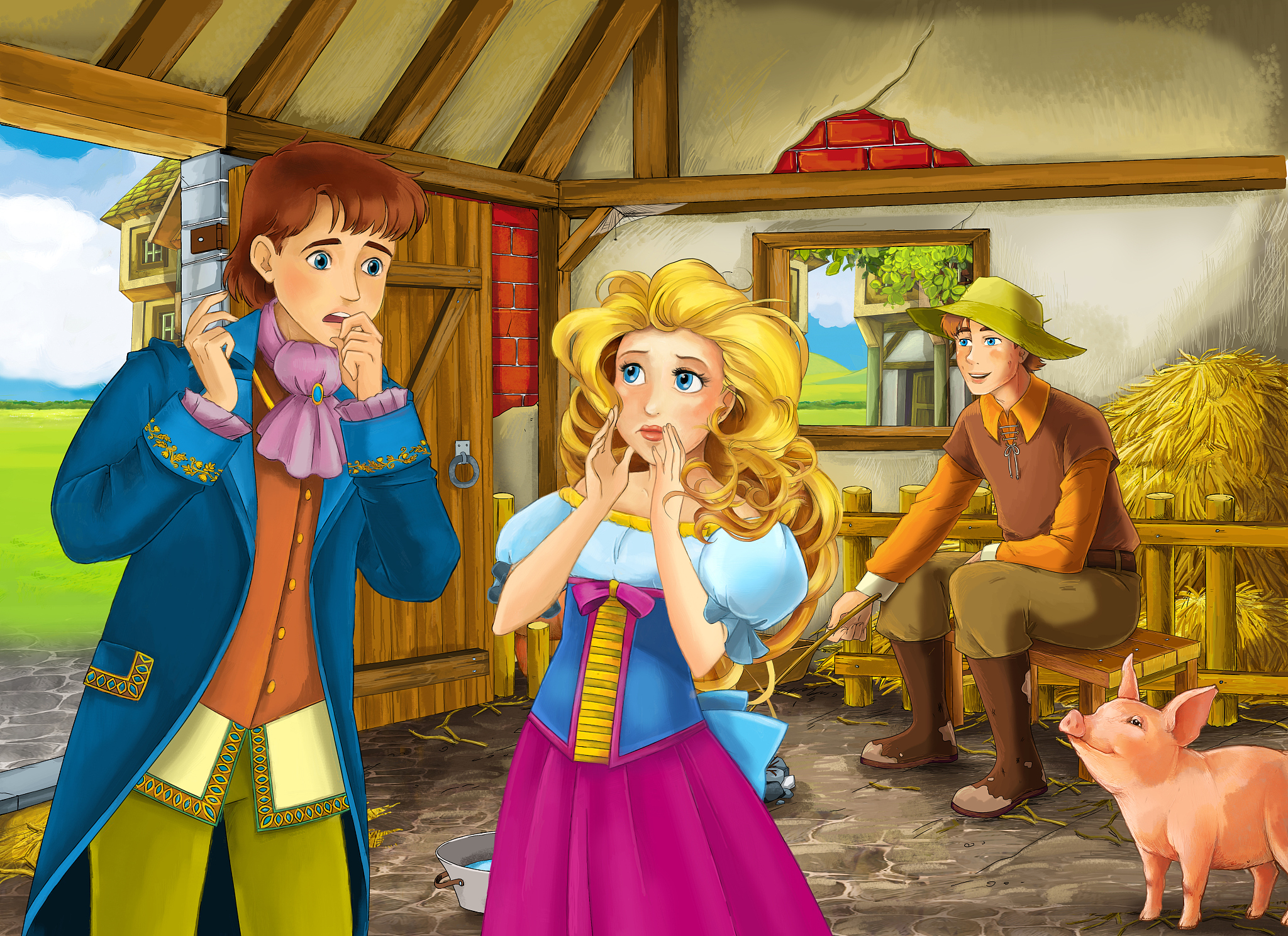 经典童话故事：公主与王子