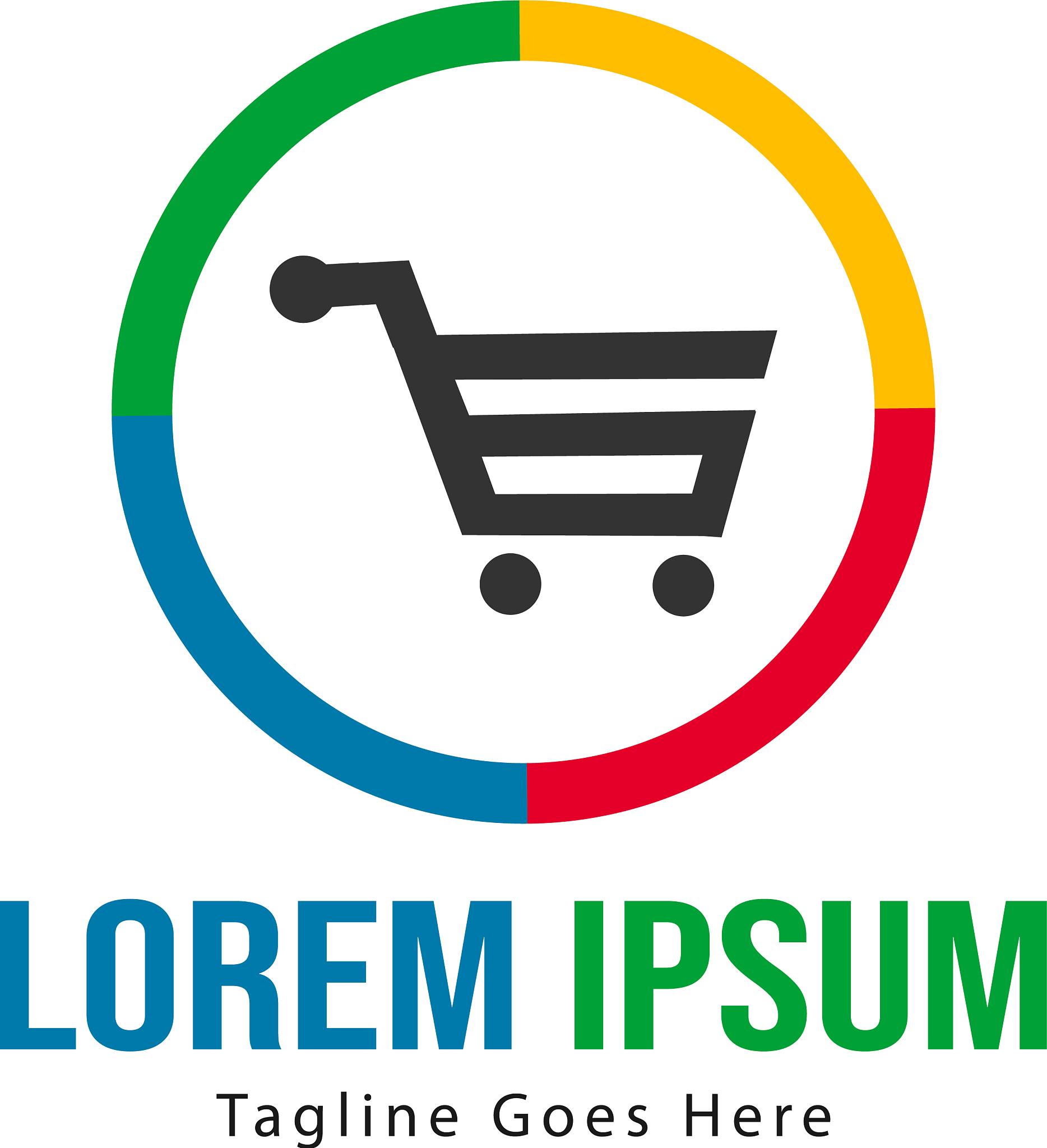 shopping logo template design shopping logo with