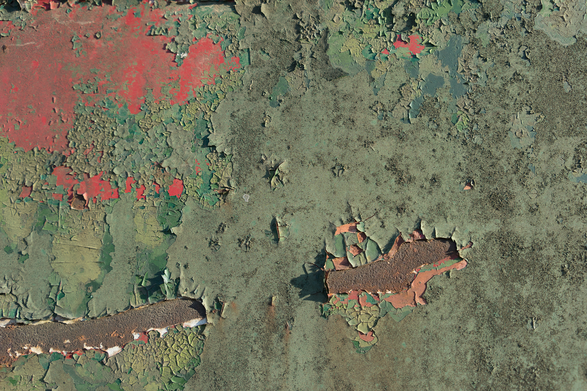 background with old flaky paint.