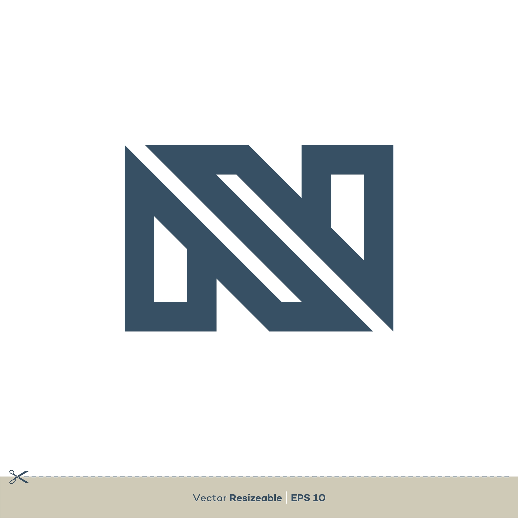 n letter vector logo template illustration design. vector eps 10