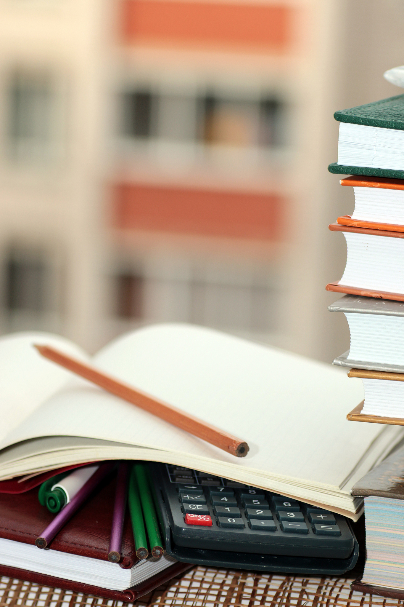 pen pencil study textbooks