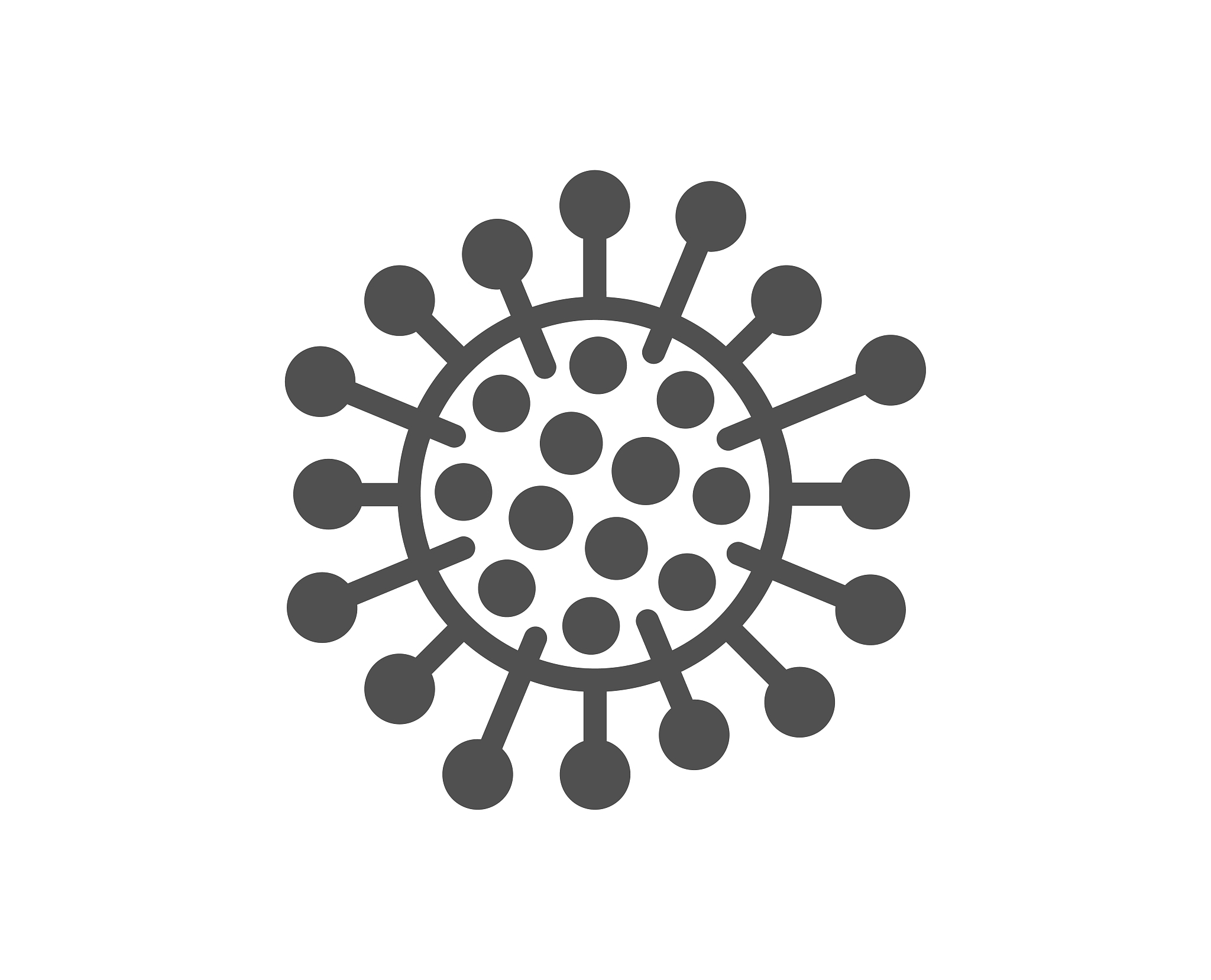 coronavirus icon. covid-19 pandemic virus sign. vector
