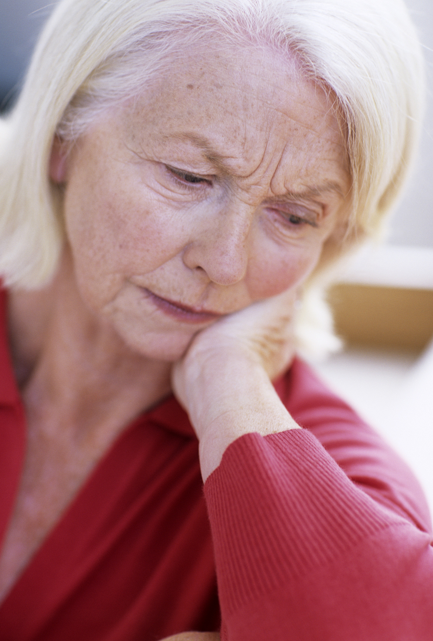 depressed woman