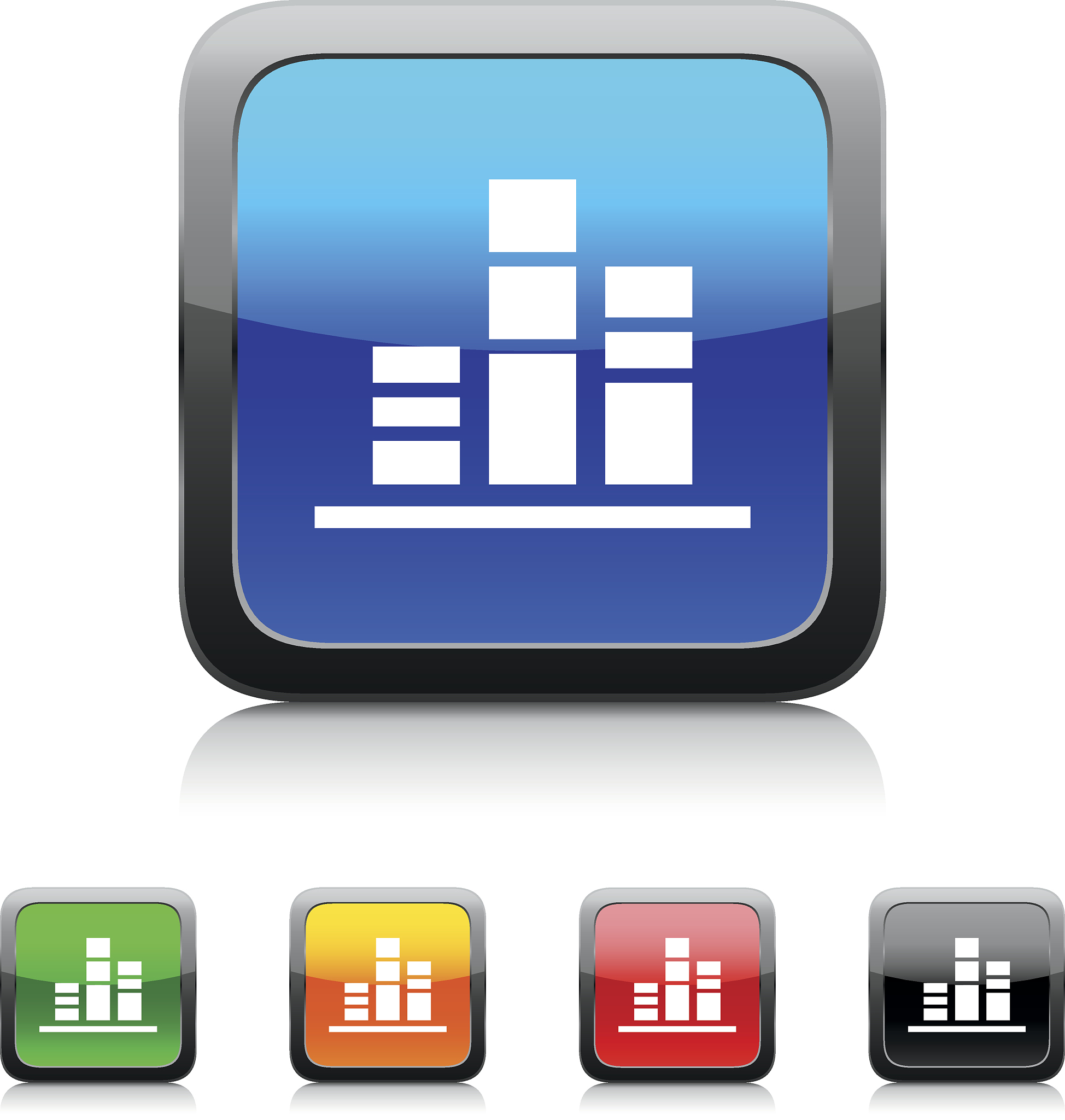 bar graph icon on color buttons. - style series