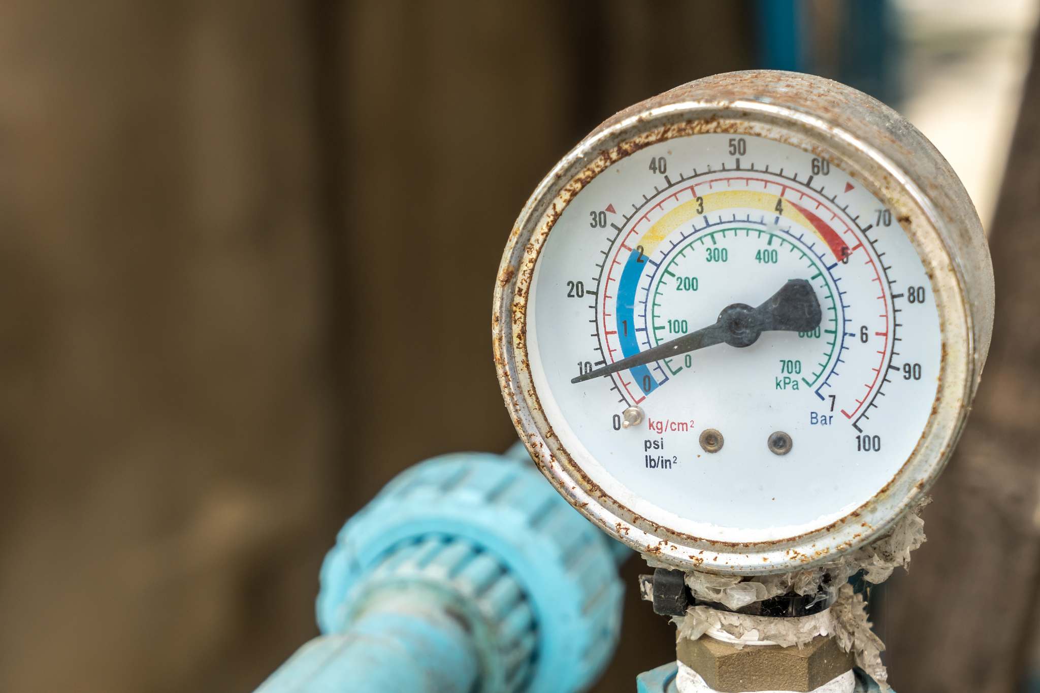 water pressure gage
